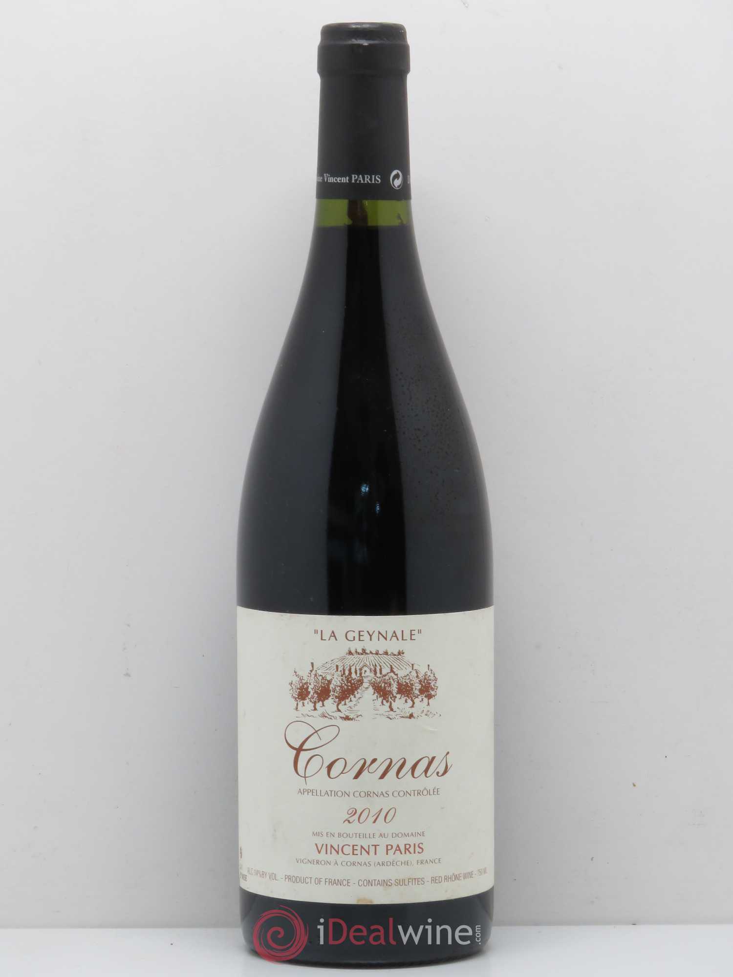Cornas La Geynale Vincent Paris 2010 - Lot de 1 bouteille - 0