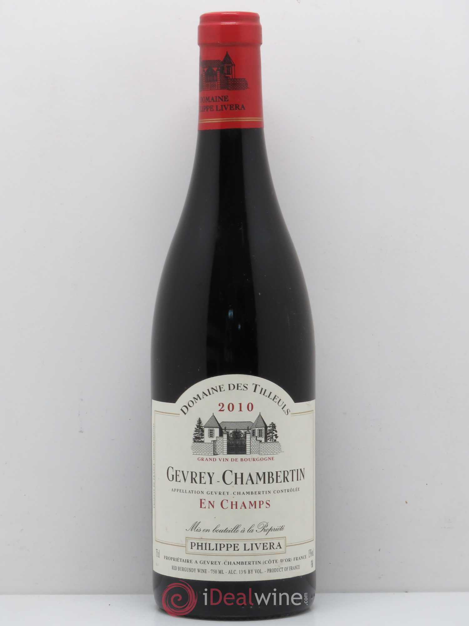 Gevrey-Chambertin En Champs Tilleuls (Domaine des) - Philippe Livera 2010 - Lot de 1 bouteille - 0