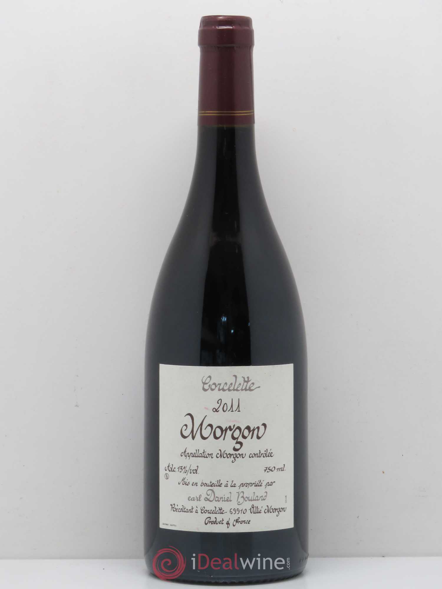 Morgon Corcelette Daniel Bouland (Domaine) 2011 - Lot de 1 bouteille - 0