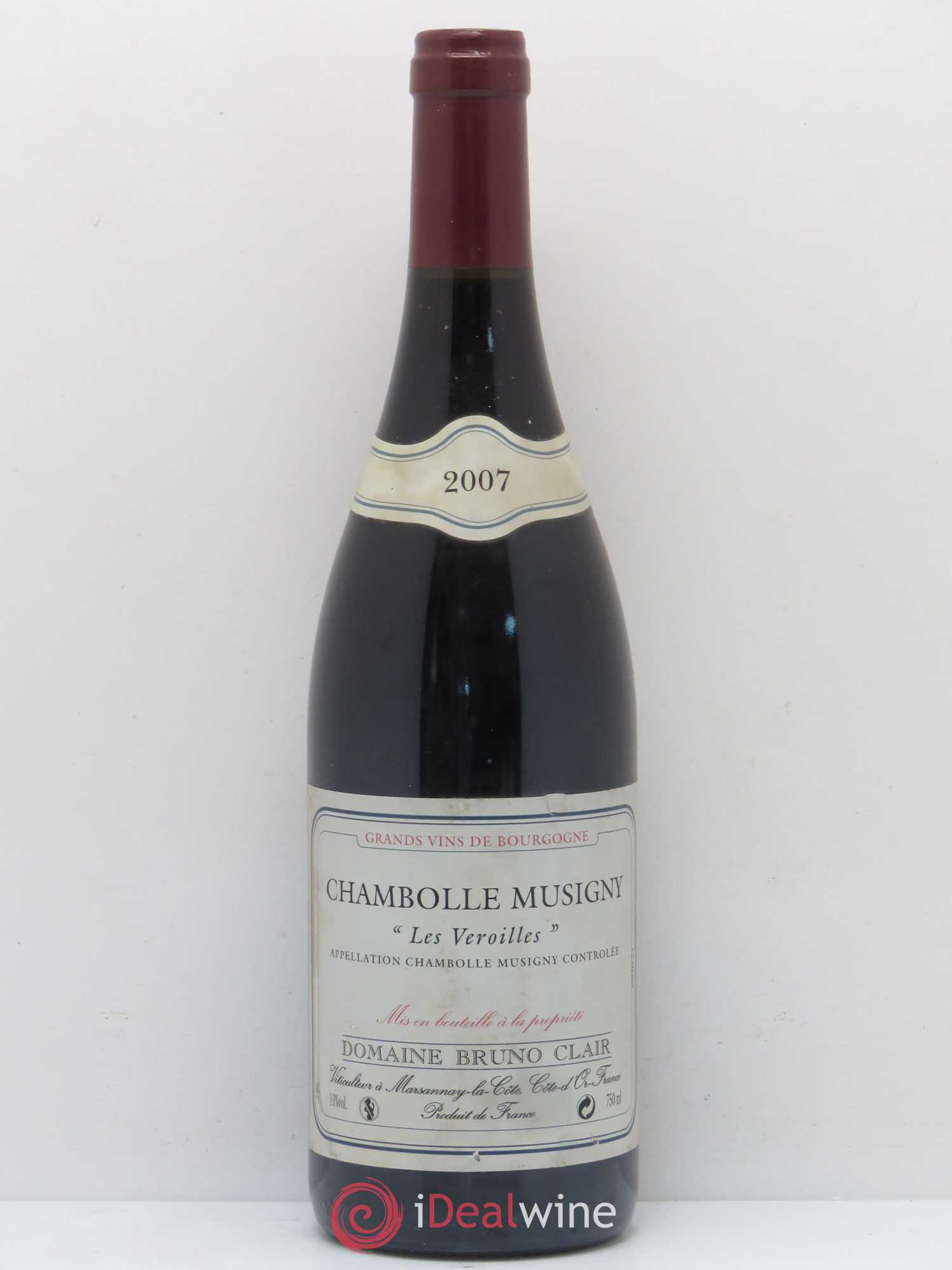 Chambolle-Musigny Les Veroilles Bruno Clair (Domaine) 2007 - Lot de 1 bouteille - 0