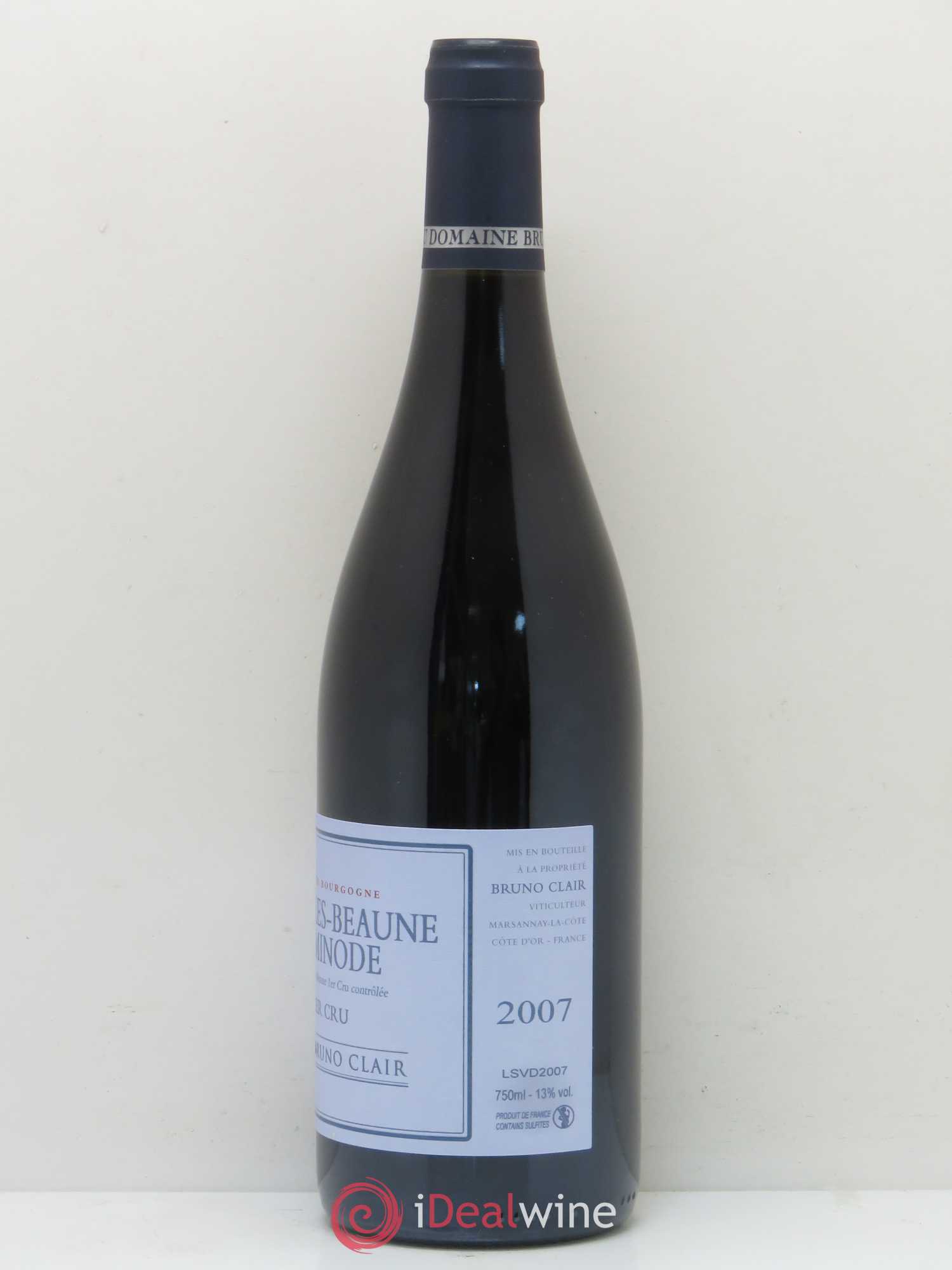 Savigny-lès-Beaune 1er Cru La Dominode Bruno Clair (Domaine) 2007 - Lot de 1 bouteille - 1