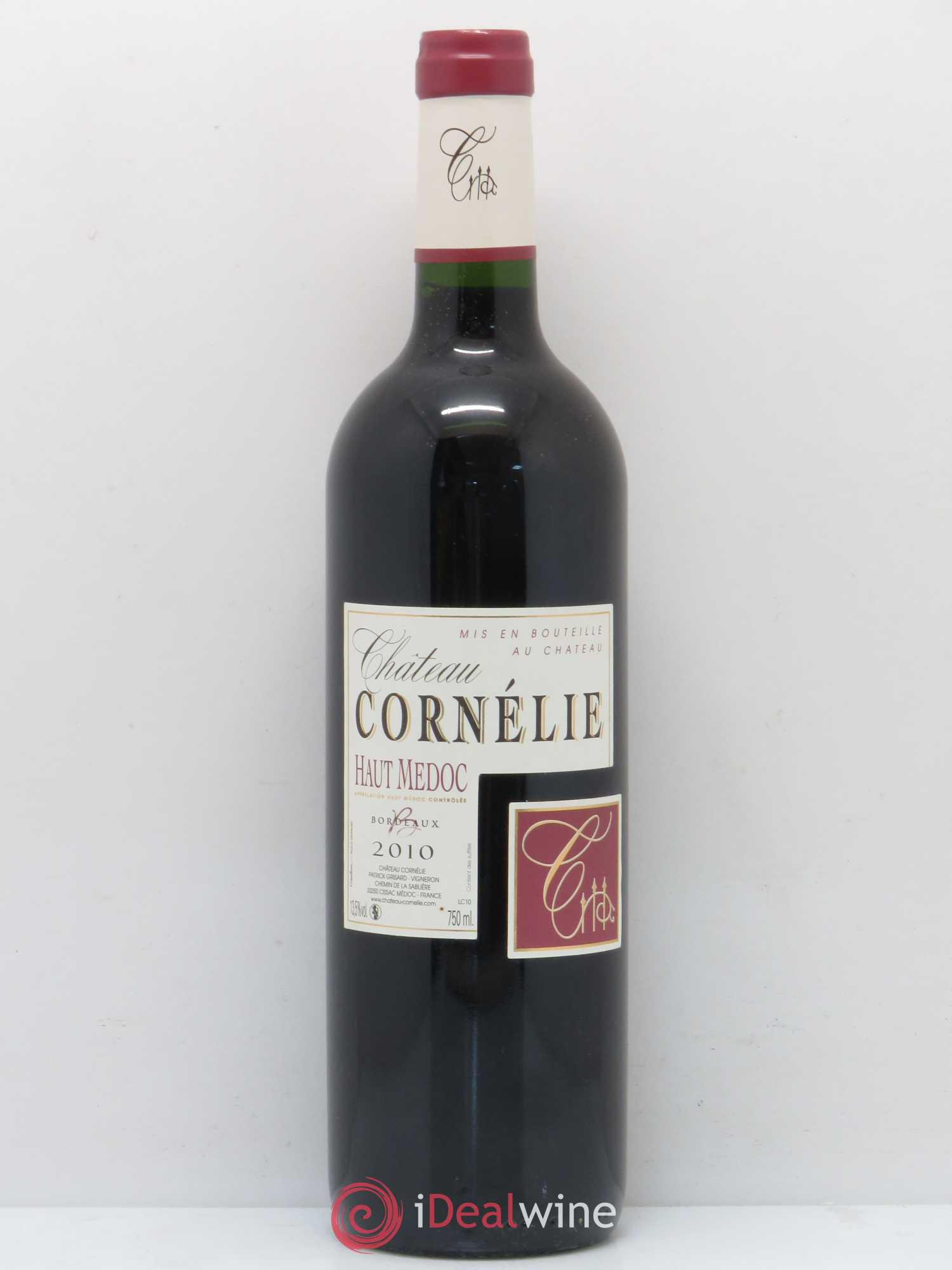 Haut Médoc Château Cornelie 2010 - Lot de 1 bouteille - 0