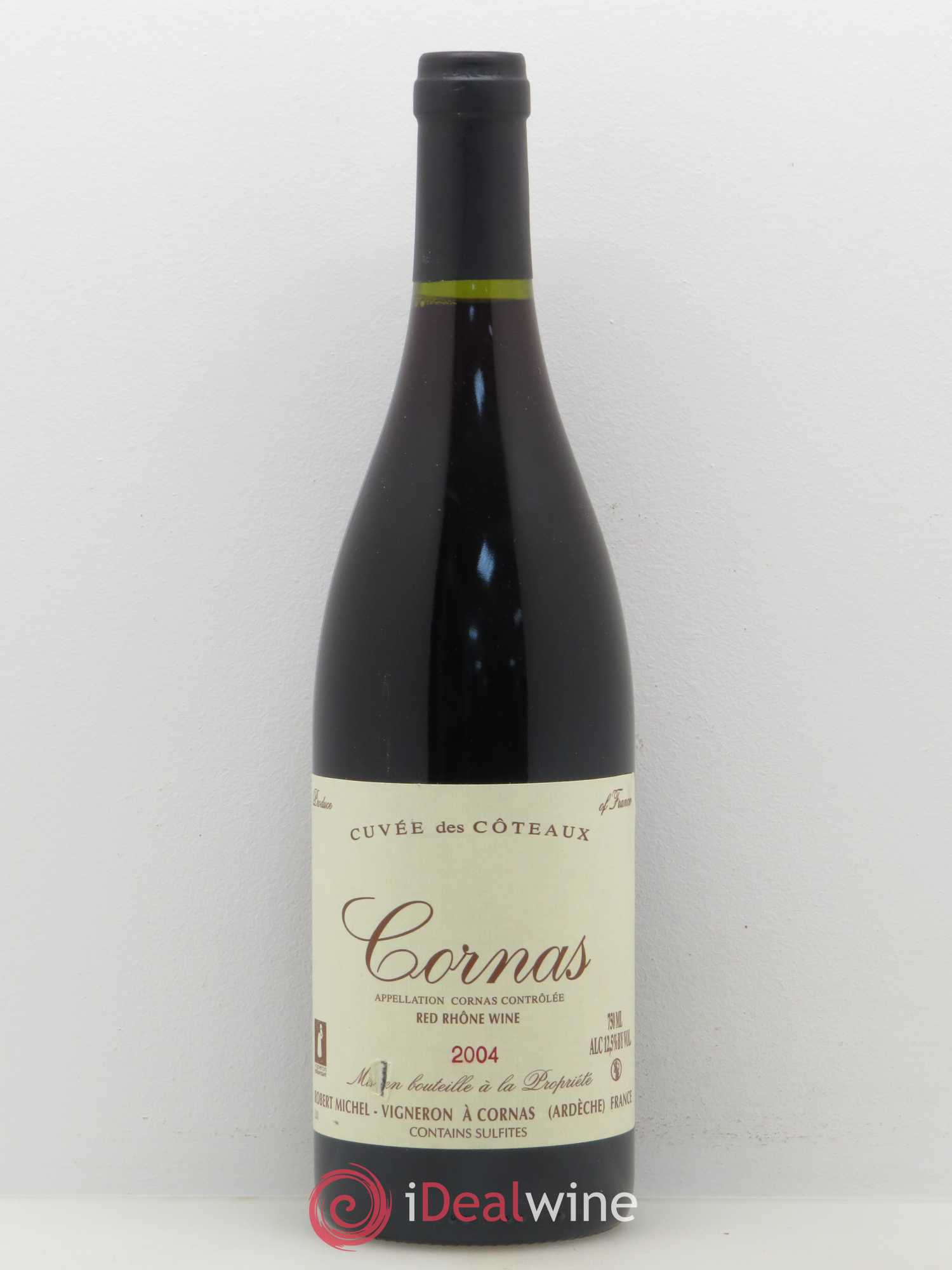 Cornas Cuvée des Coteaux Robert Michel 2004 - Lot de 1 bouteille - 0