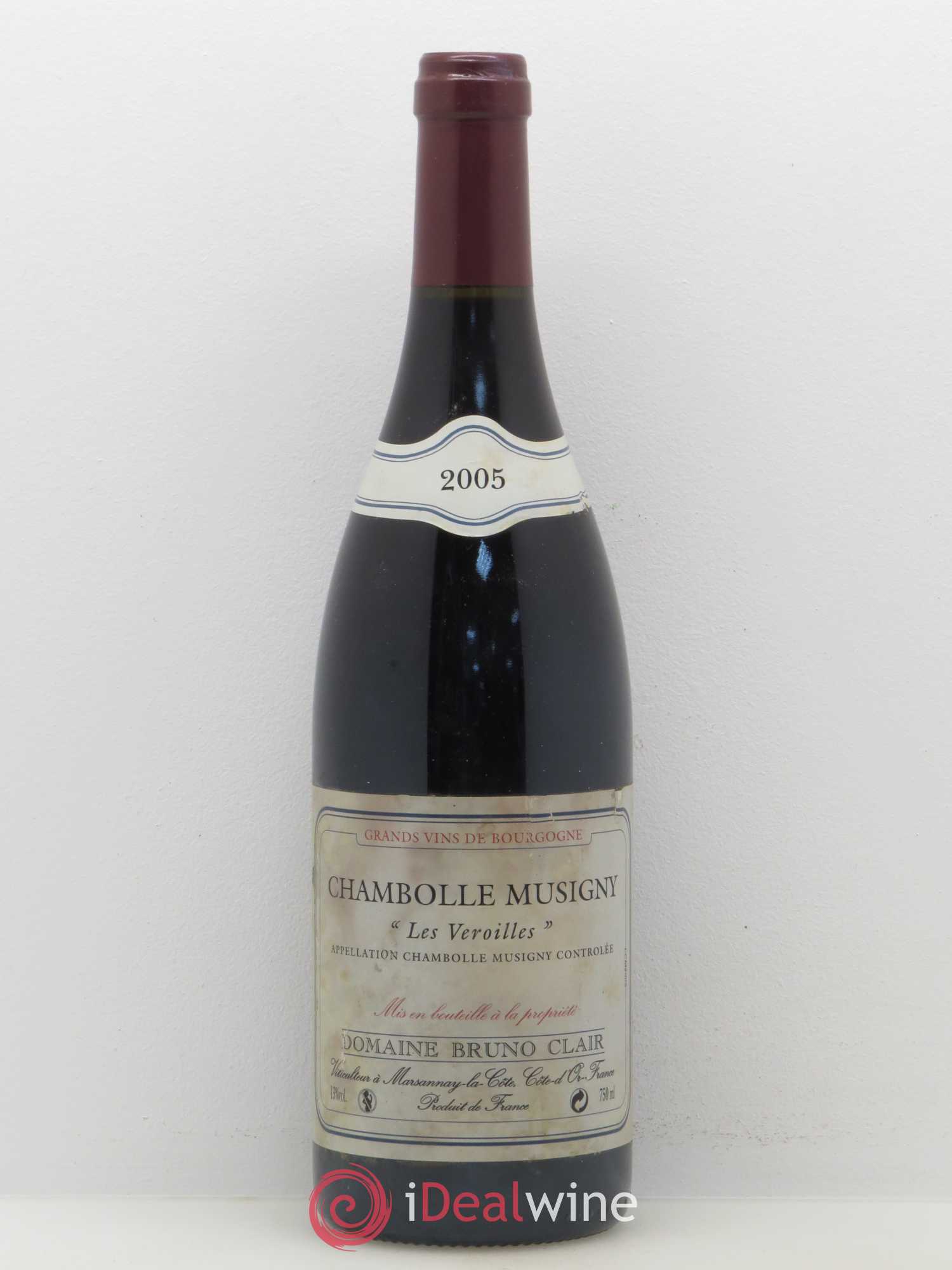 Chambolle-Musigny Les Veroilles Bruno Clair (Domaine) 2005 - Lot de 1 bouteille - 0