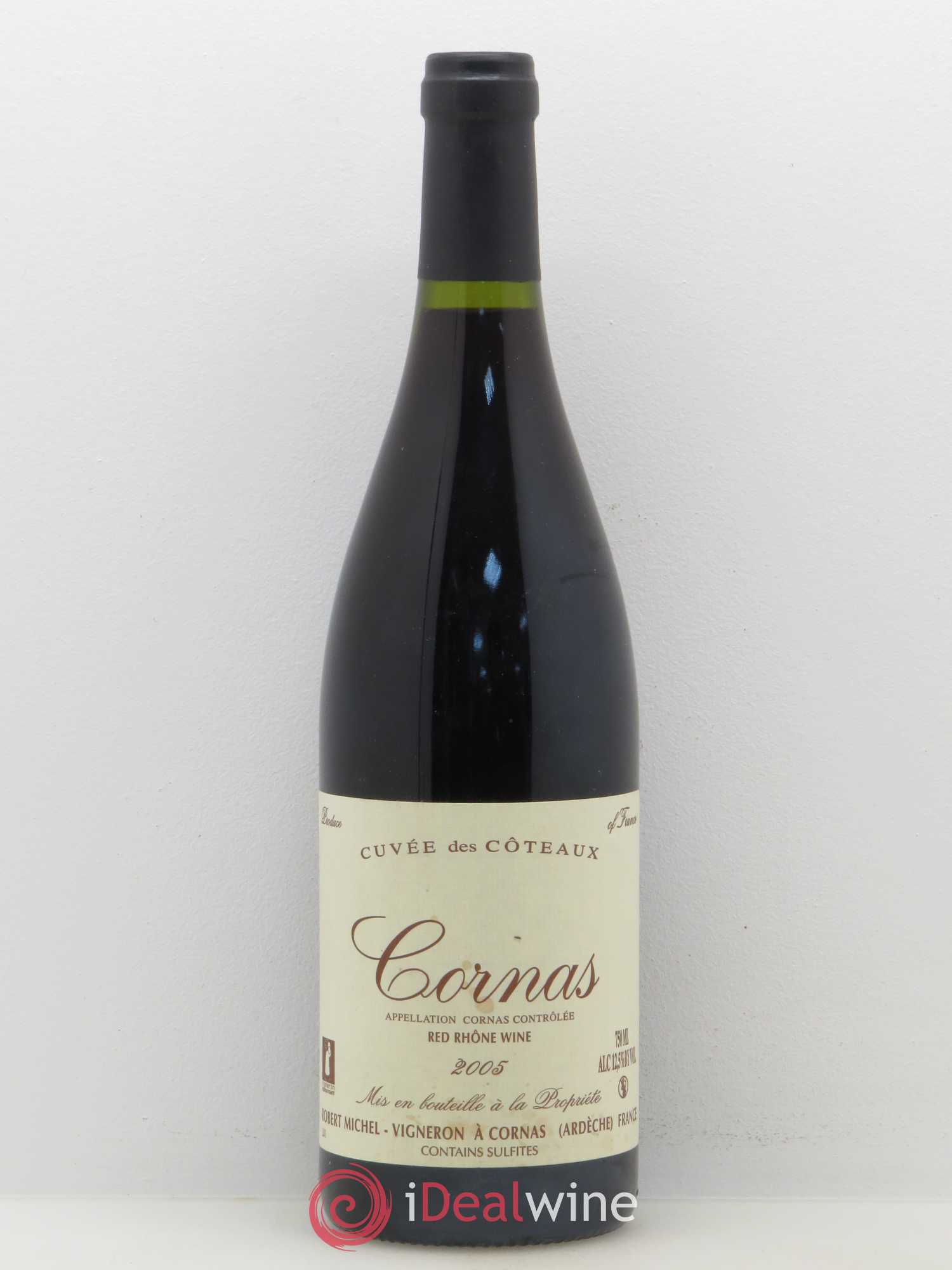 Cornas Cuvée des Coteaux Robert Michel 2005 - Lot de 1 bouteille - 0