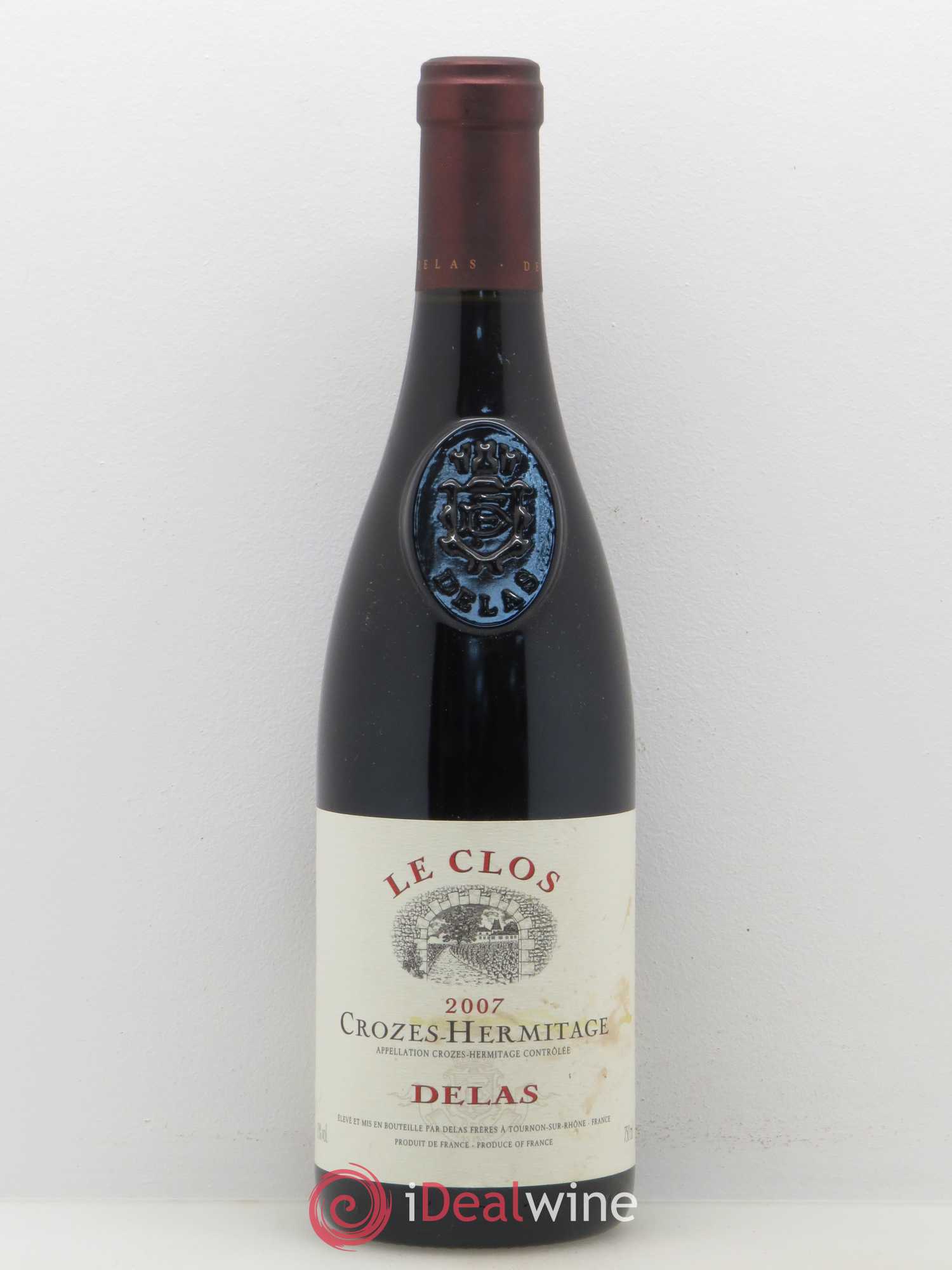 Crozes-Hermitage Le Clos Delas Frères 2007 - Lot de 1 bouteille - 0