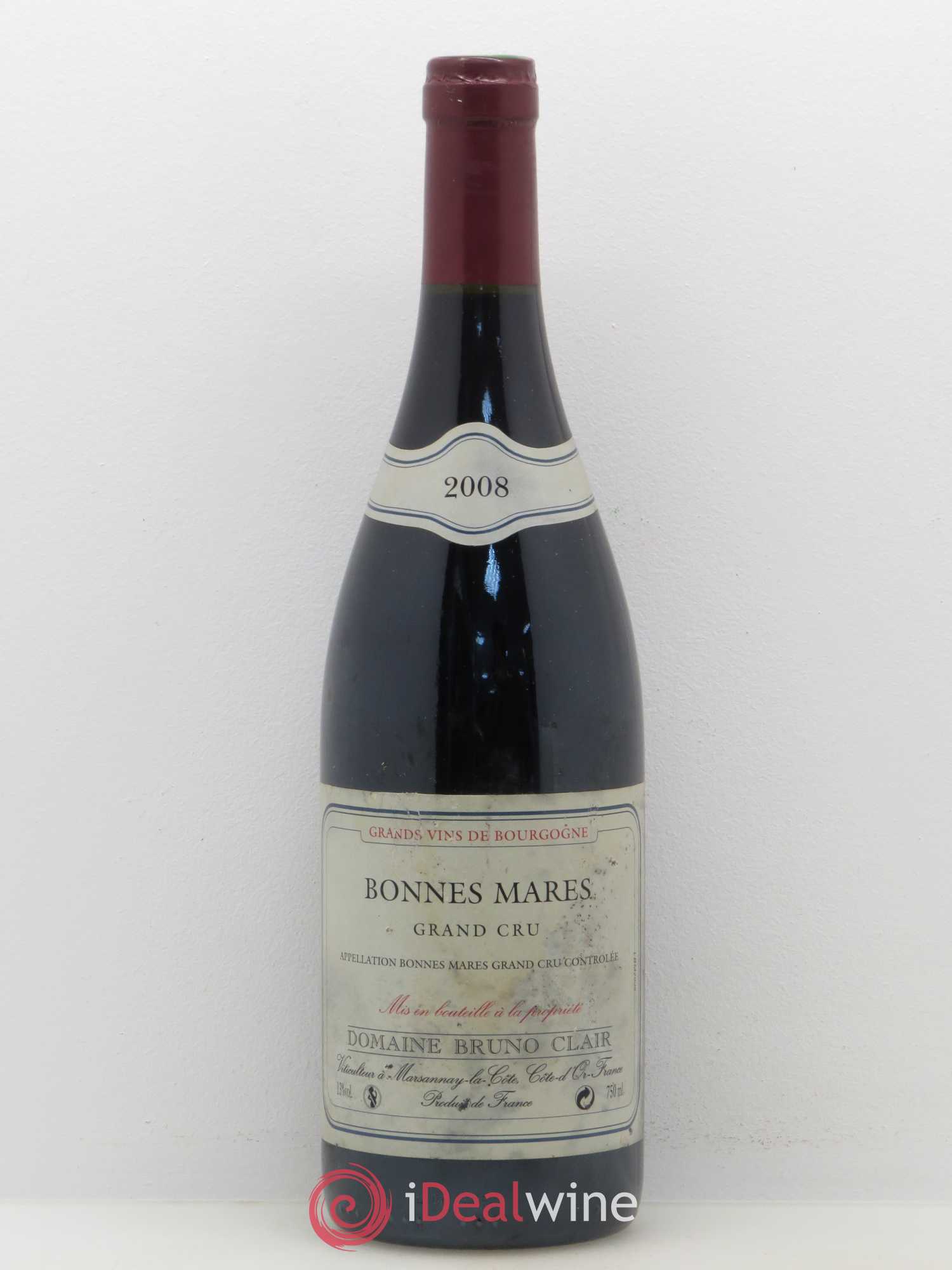 Bonnes-Mares Grand Cru Bruno Clair (Domaine) 2008 - Lot de 1 bouteille - 0