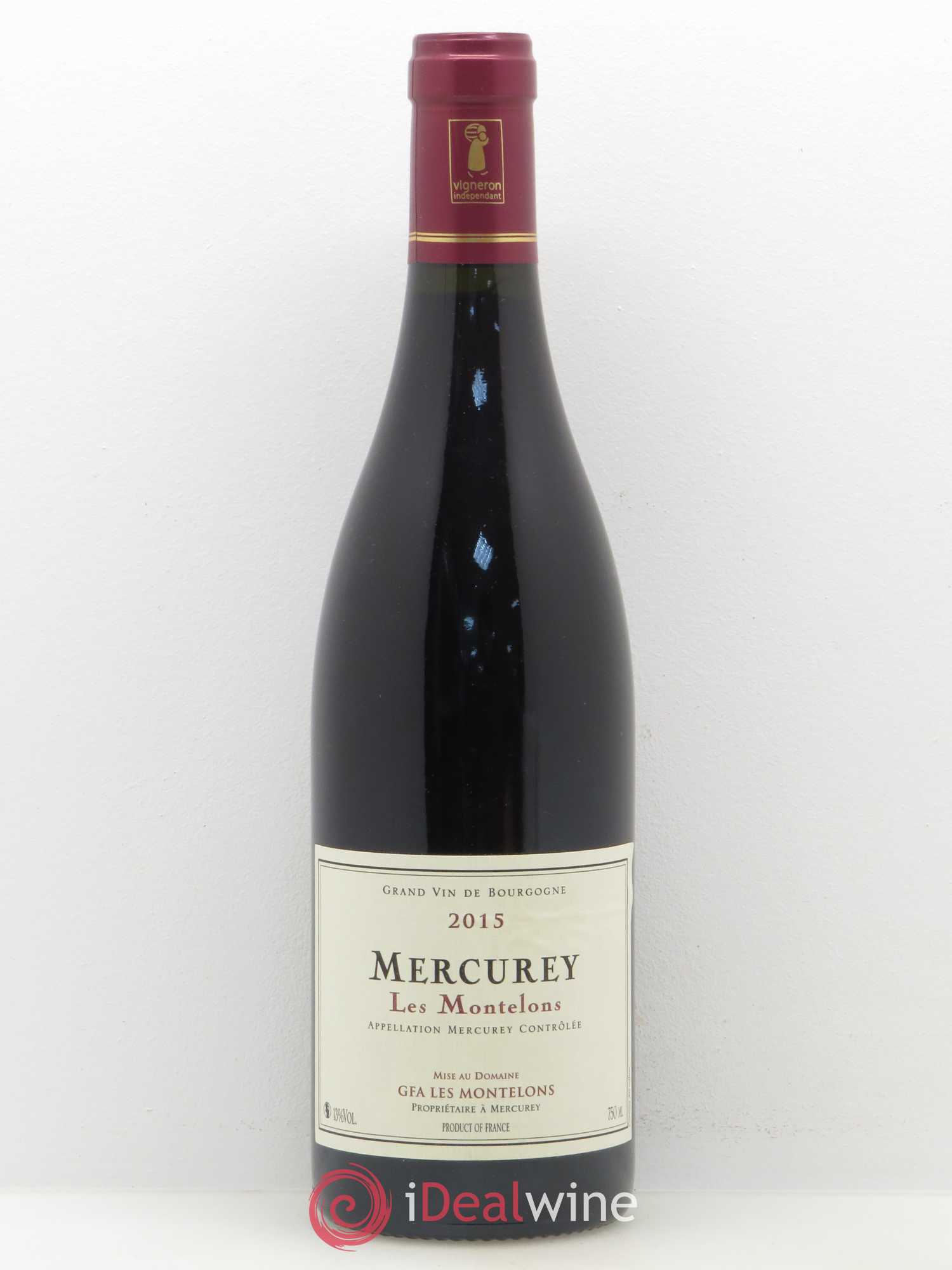 Mercurey Les Monthelons Gfa Les Monthelons 2015 - Lot de 1 bouteille - 0