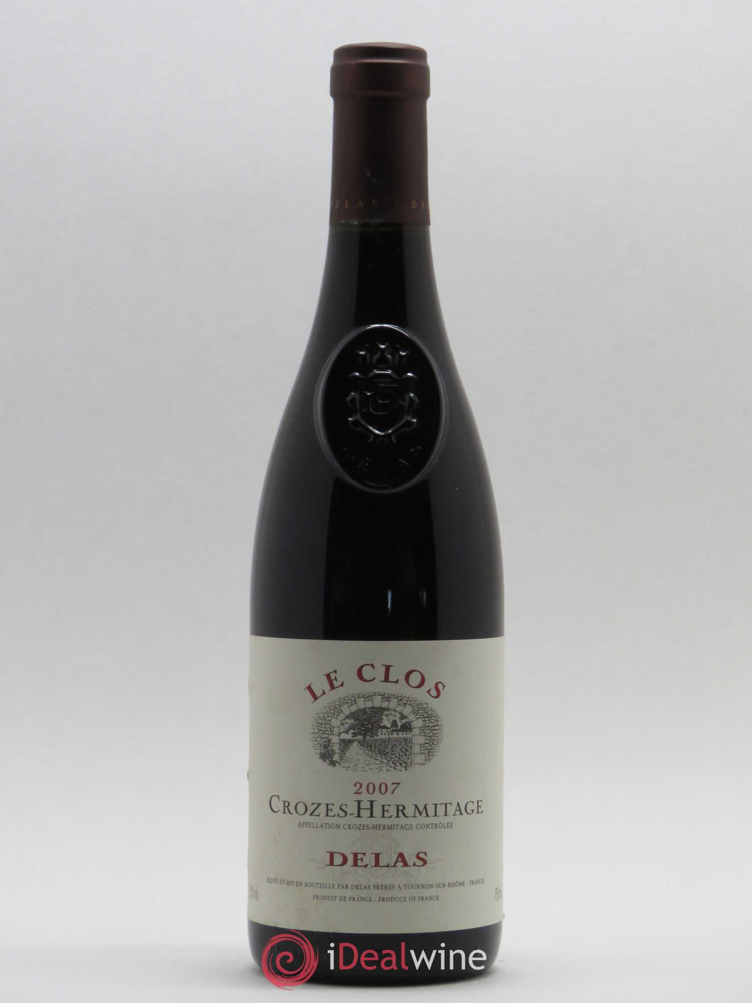 Crozes-Hermitage Le Clos Delas Frères 2007 - Lot de 1 bouteille - 0