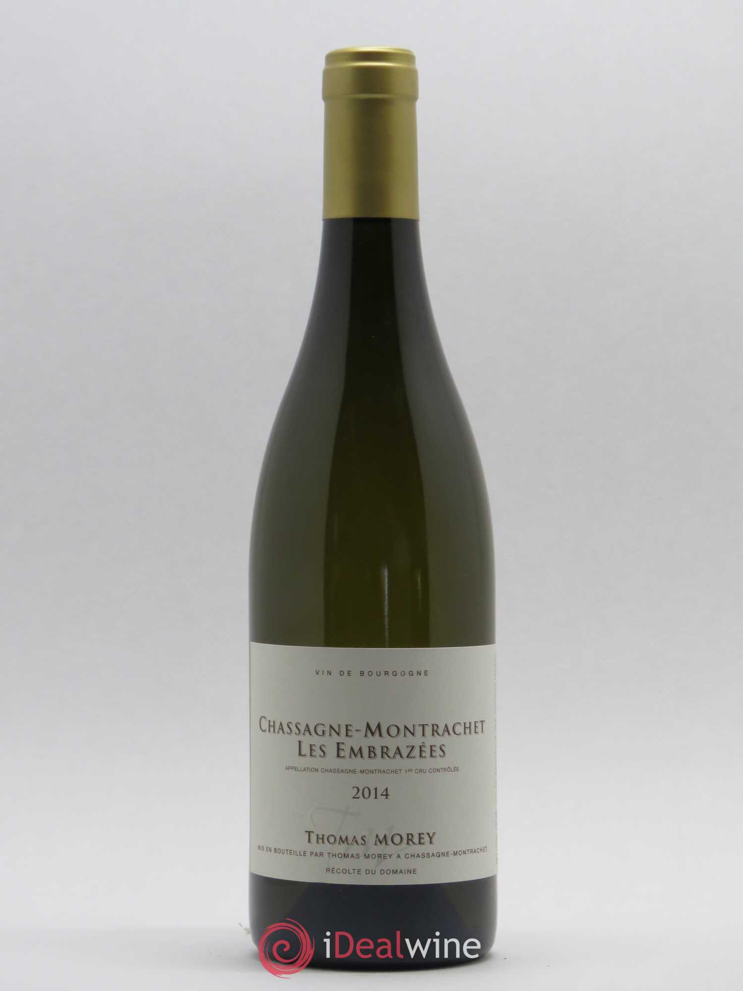 Chassagne-Montrachet 1er Cru Les Embrazées Thomas Morey 2014 - Posten von 1 Flasche - 0