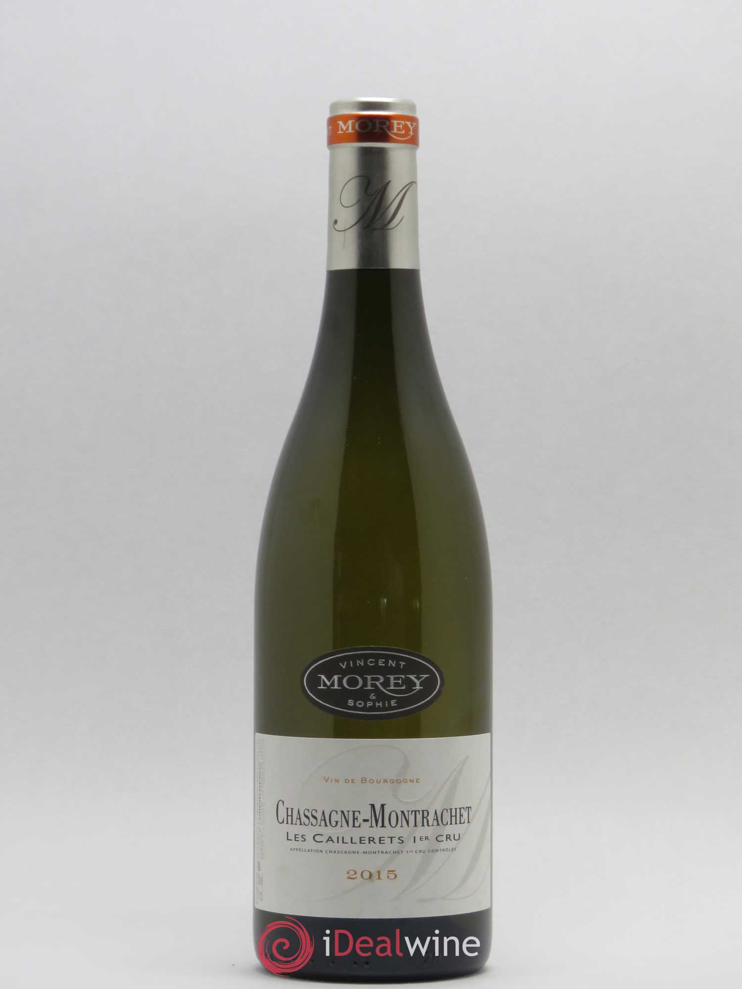 Chassagne-Montrachet 1er Cru Les Caillerets Vincent Sophie Morey 2015 - Posten von 1 Flasche - 0