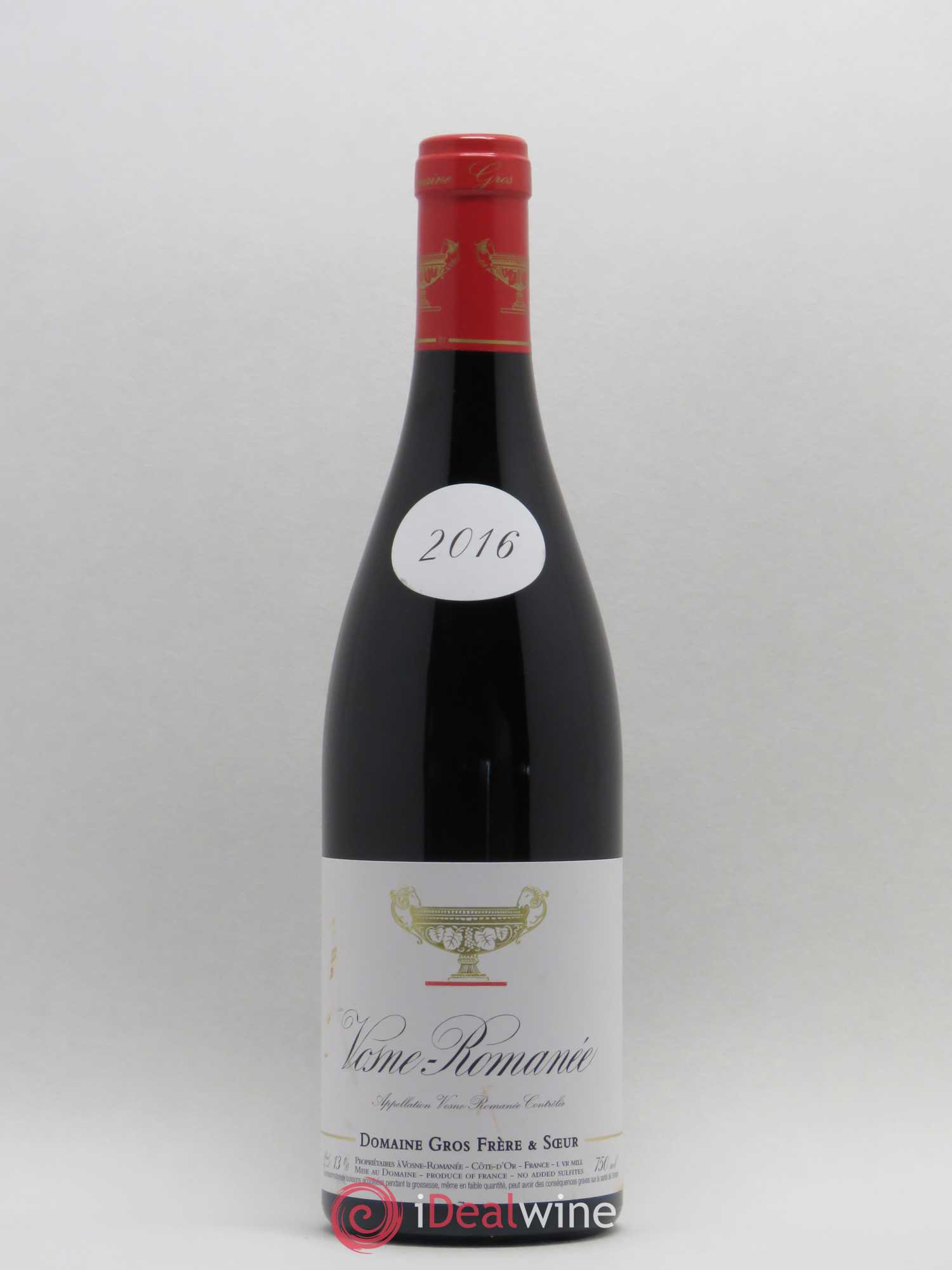 Vosne-Romanée Gros Frère & Soeur 2016 - Lot de 1 bouteille - 0