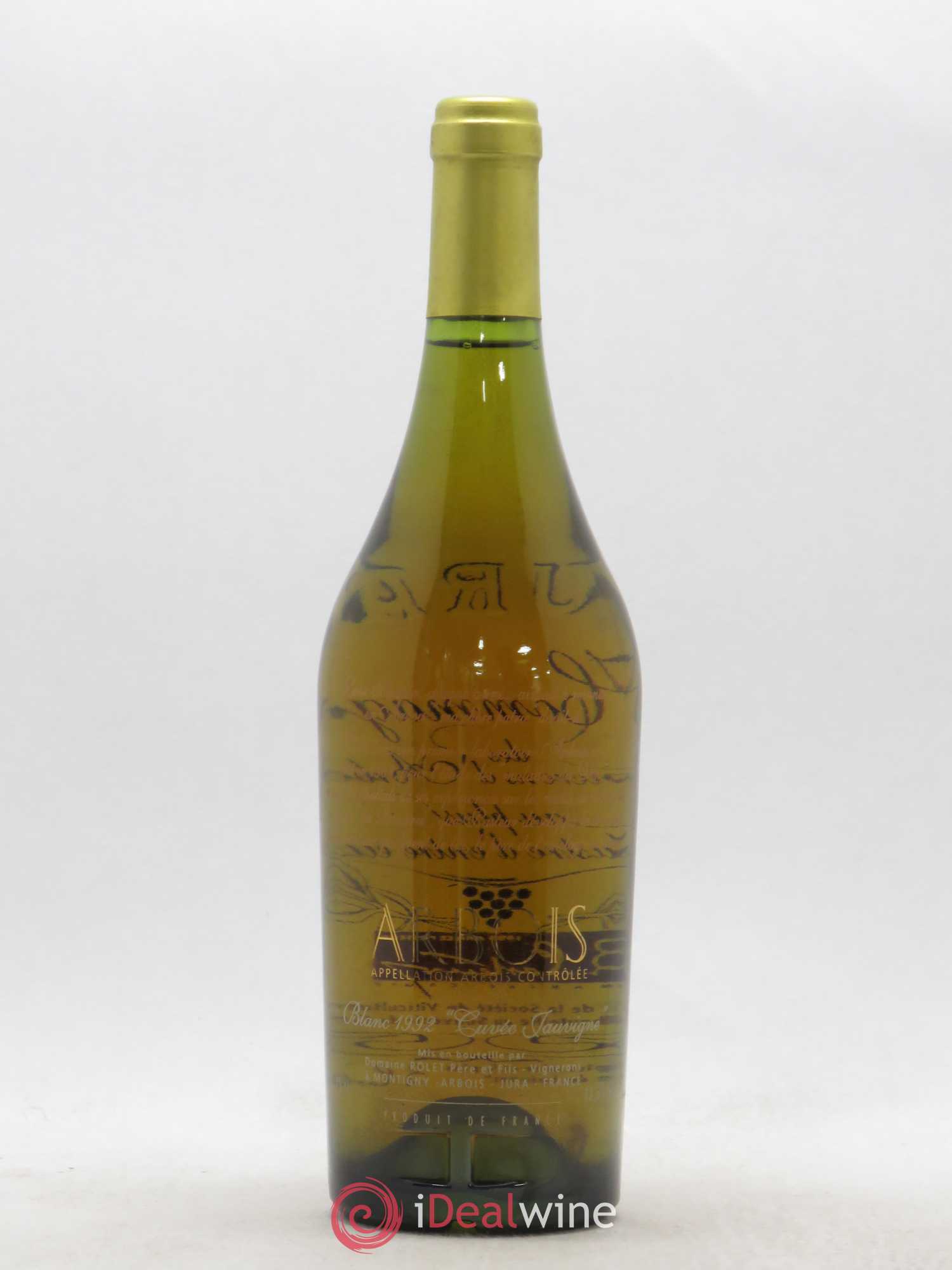 Arbois Cuvée Sauvigne Hommage à Louis Pasteur Domaine Rolet (sans prix de réserve) 1992 - Posten von 1 Flasche - 0