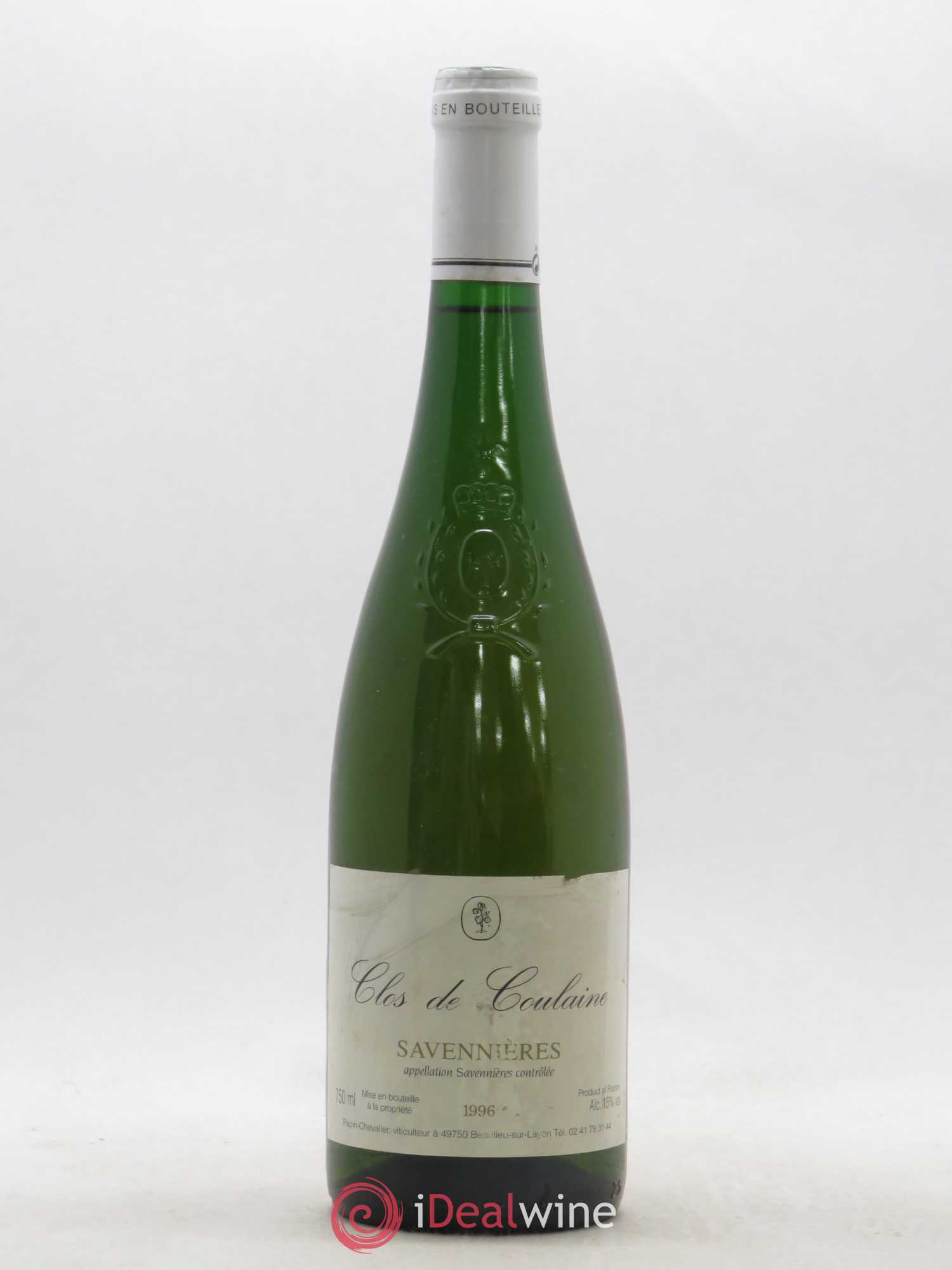 Savennières Clos De Coulaines Papin-Chevalier 1996 - Posten von 1 Flasche - 0