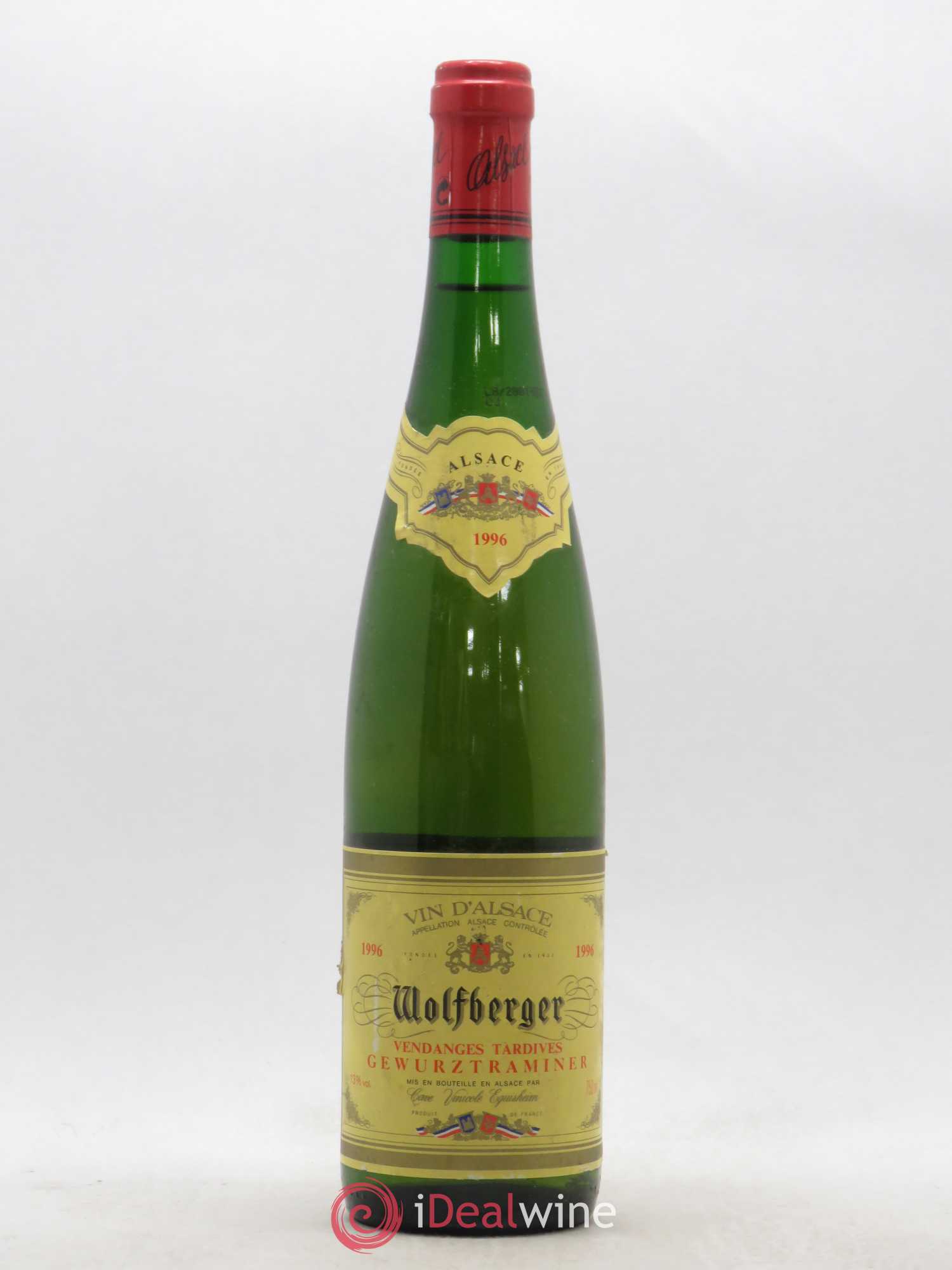Gewurztraminer Vendanges Tardives Wolfberger 1996 - Lotto di 1 bottiglia - 0