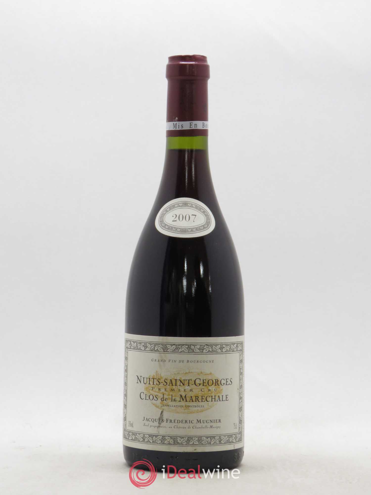 Nuits-Saint-Georges 1er Cru Clos de La Maréchale Jacques-Frédéric Mugnier 2007 - Lot de 1 bouteille - 0