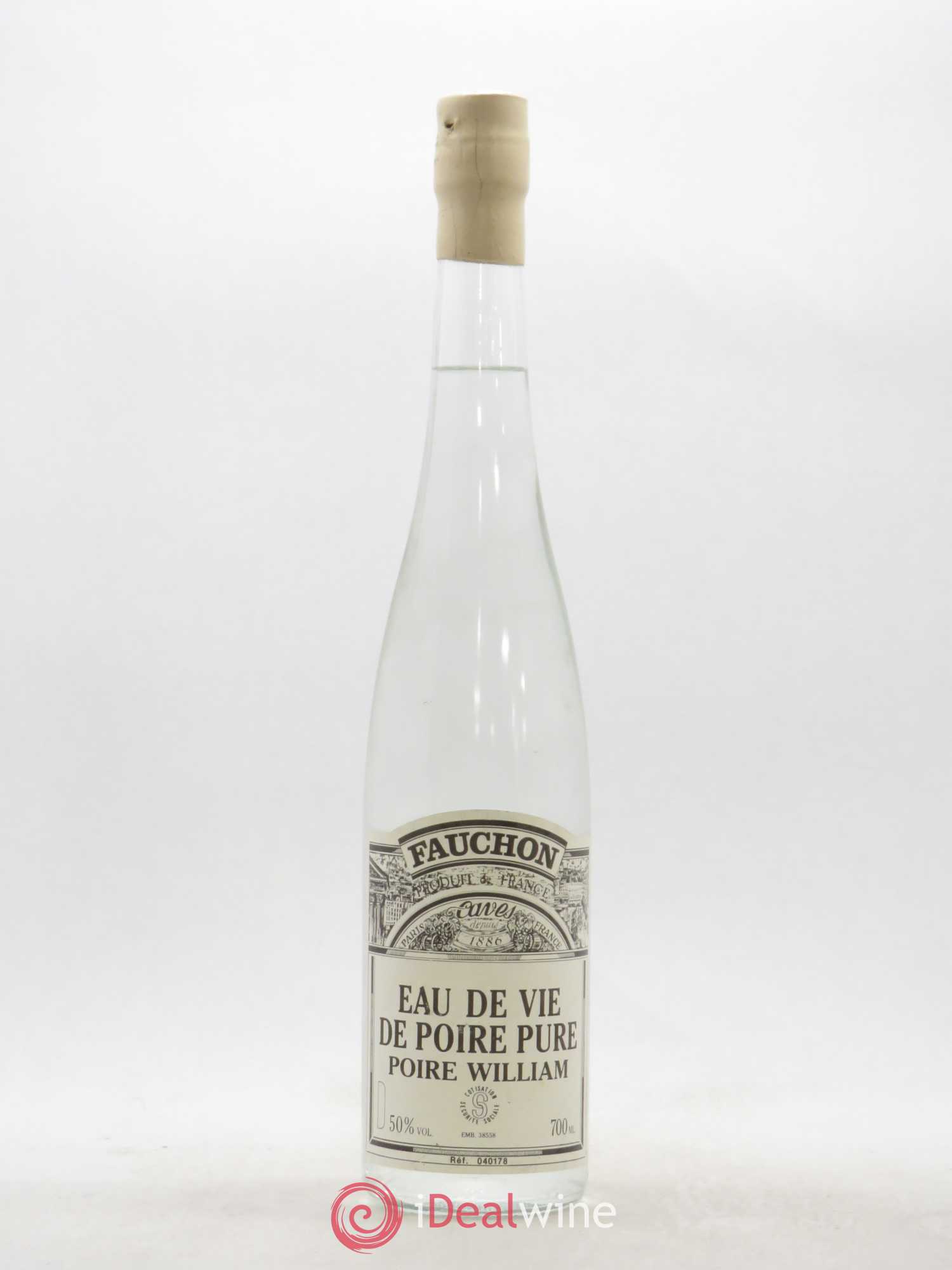 Alcools divers Eau-de-Vie de Poire Pure Fauchon (sans prix de réserve) - Lot de 1 bouteille - 0