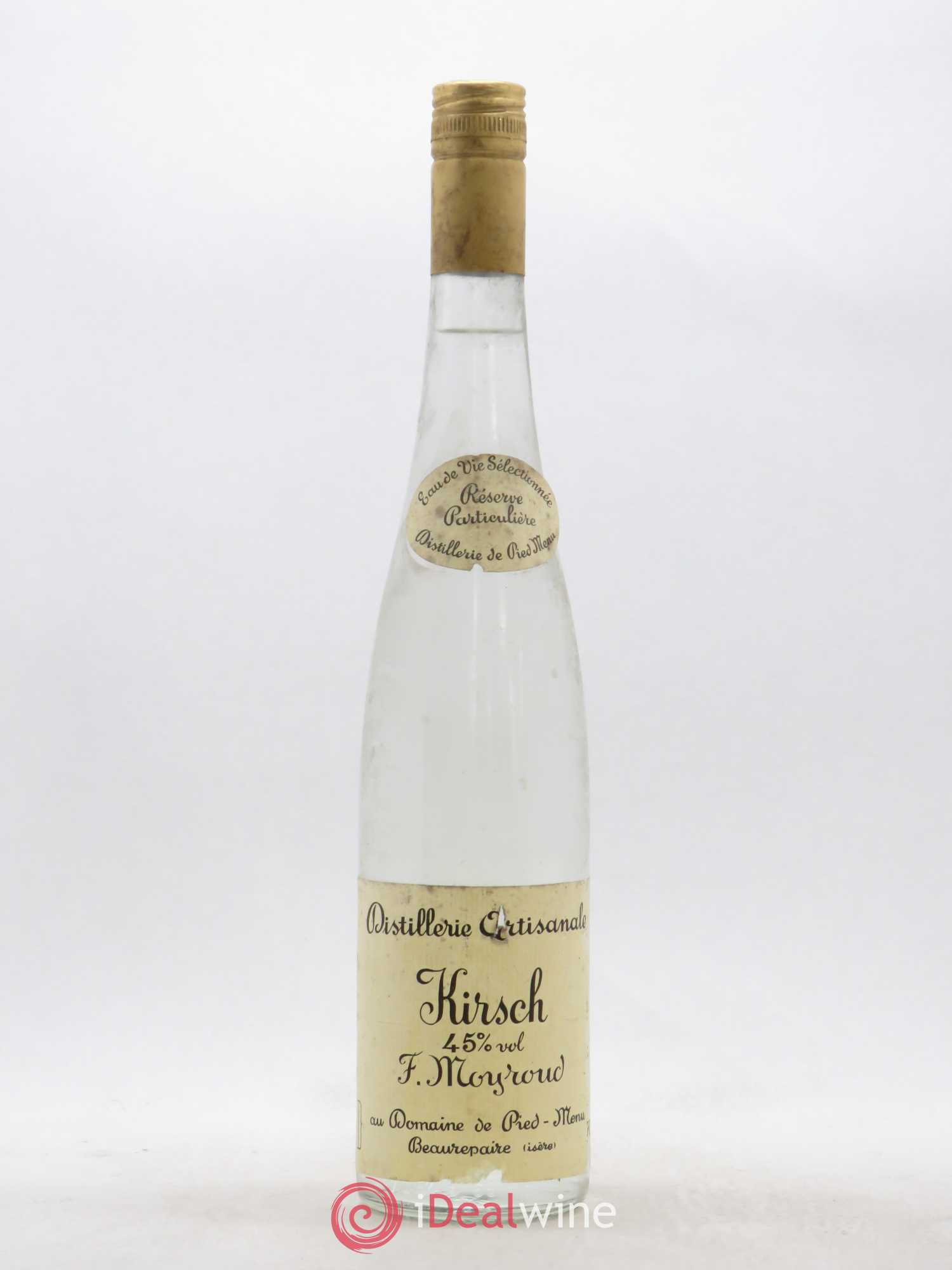 Alcools divers Kirsch Distillerie F. Moyroud Domaine de Pied Menu Beaurepaire (no reserve) - Lot of 1 bottle - 0