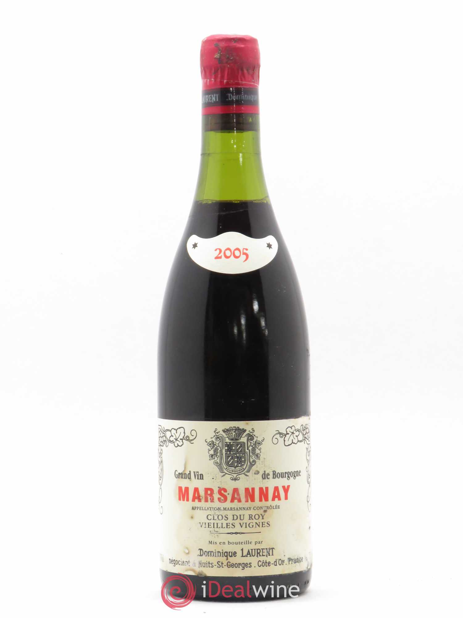 Marsannay Vieilles Vignes Clos Du Roy Dominique Laurent 2005 - Posten von 1 Flasche - 0