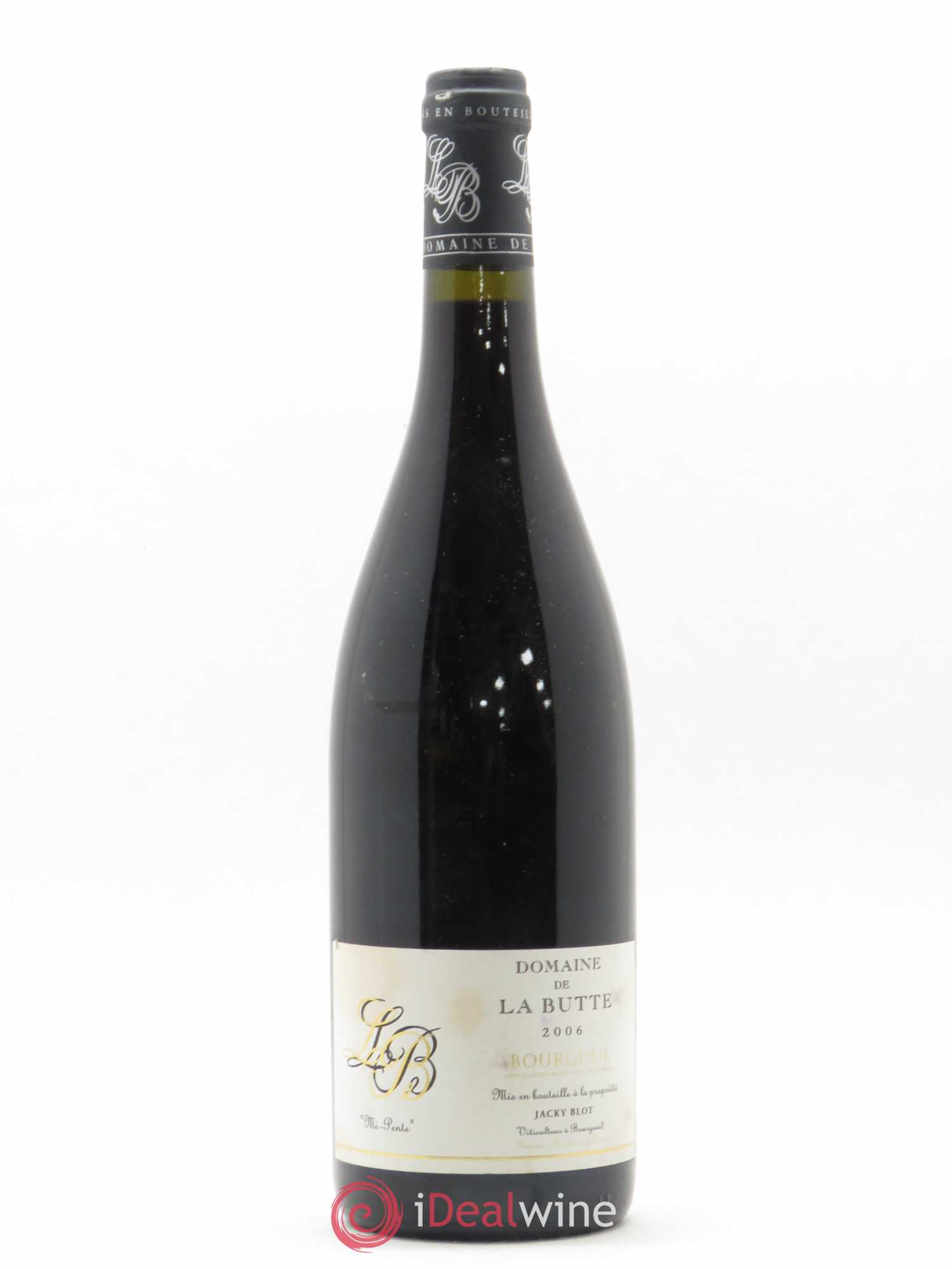 Bourgueil Mi-Pente Domaine de La Butte - Jacky Blot 2006 - Lot de 1 bouteille - 0