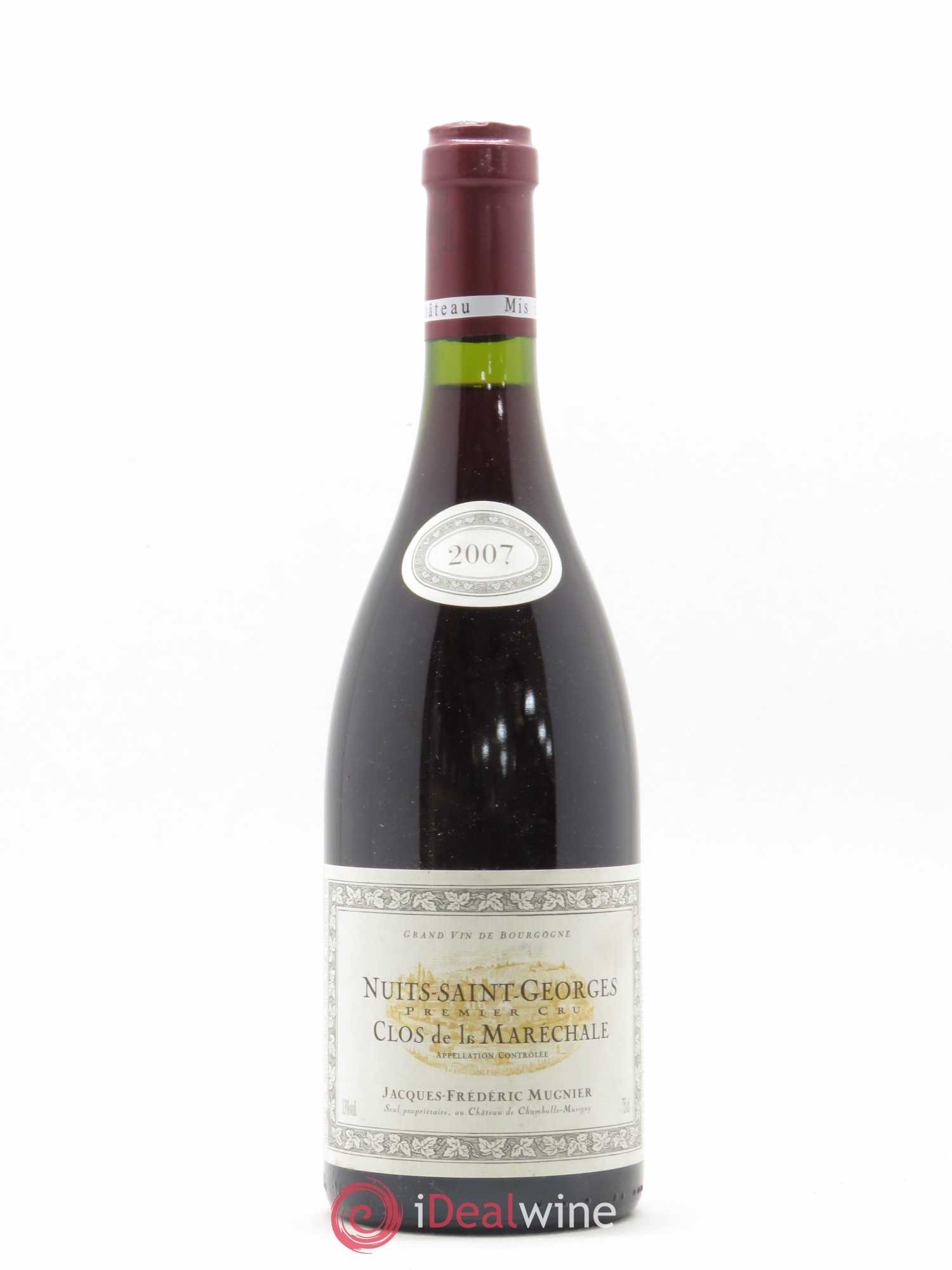 Nuits-Saint-Georges 1er Cru Clos de La Maréchale Jacques-Frédéric Mugnier 2007 - Lot de 1 bouteille - 0