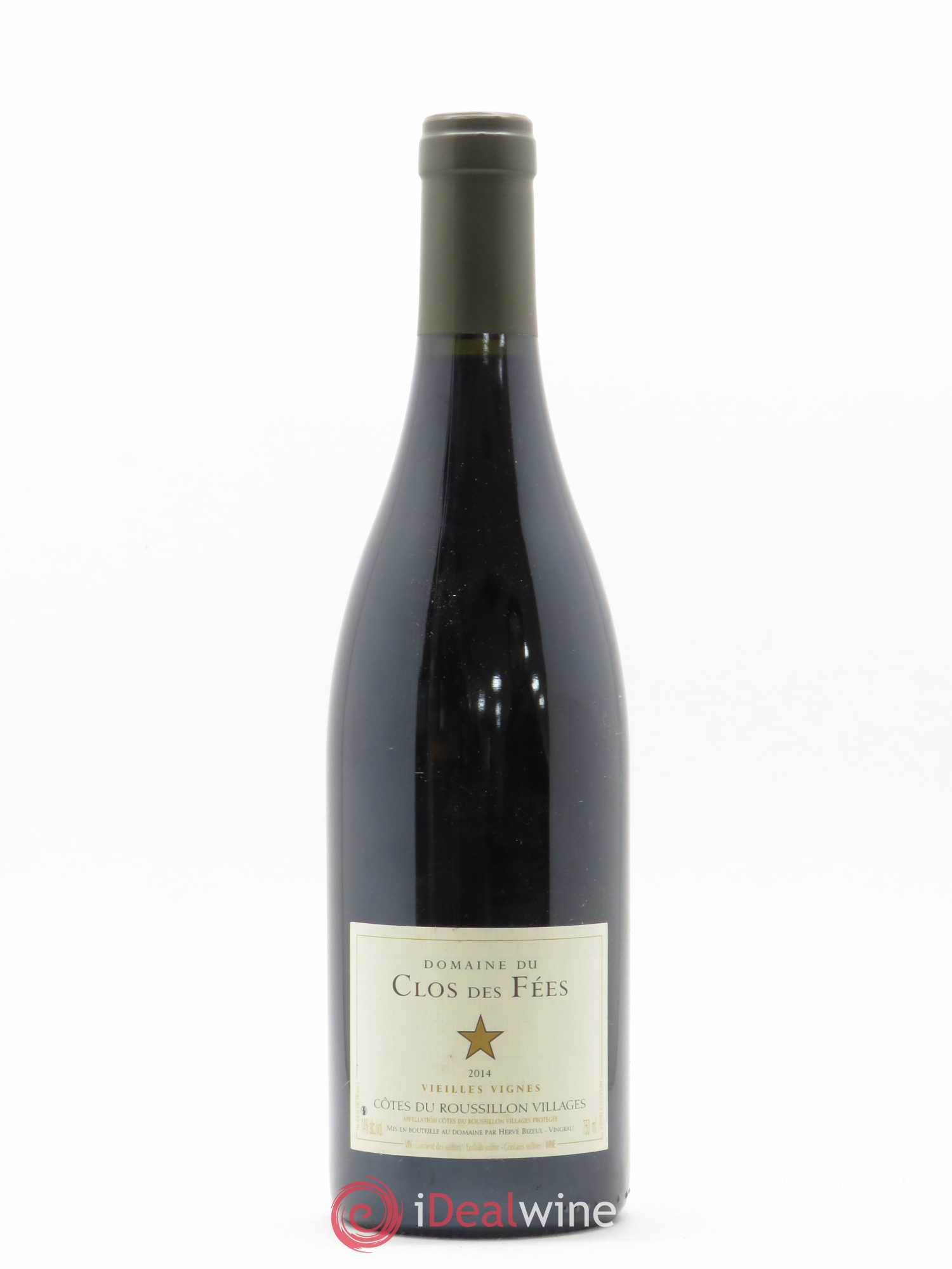Côtes du Roussillon Villages Clos des Fées Vieilles vignes Hervé Bizeul 2014 - Lot de 1 bouteille - 0