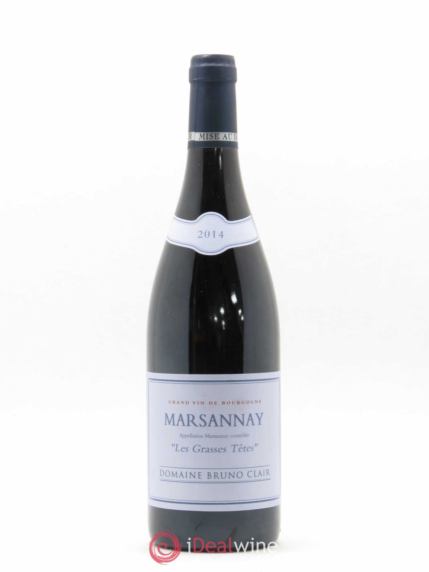 Marsannay Les Grasses Tetes Bruno Clair (Domaine) 2014 - Lot de 1 bouteille - 0