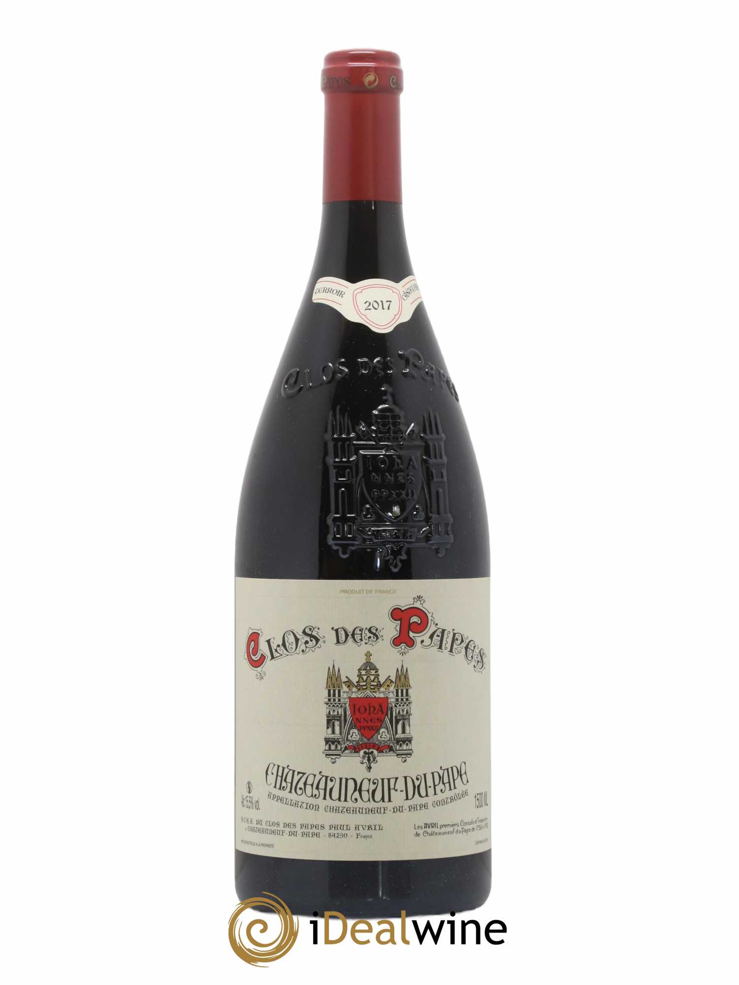 Châteauneuf-du-Pape Clos des Papes - Paul Avril 2017 - Lot de 1 magnum - 0