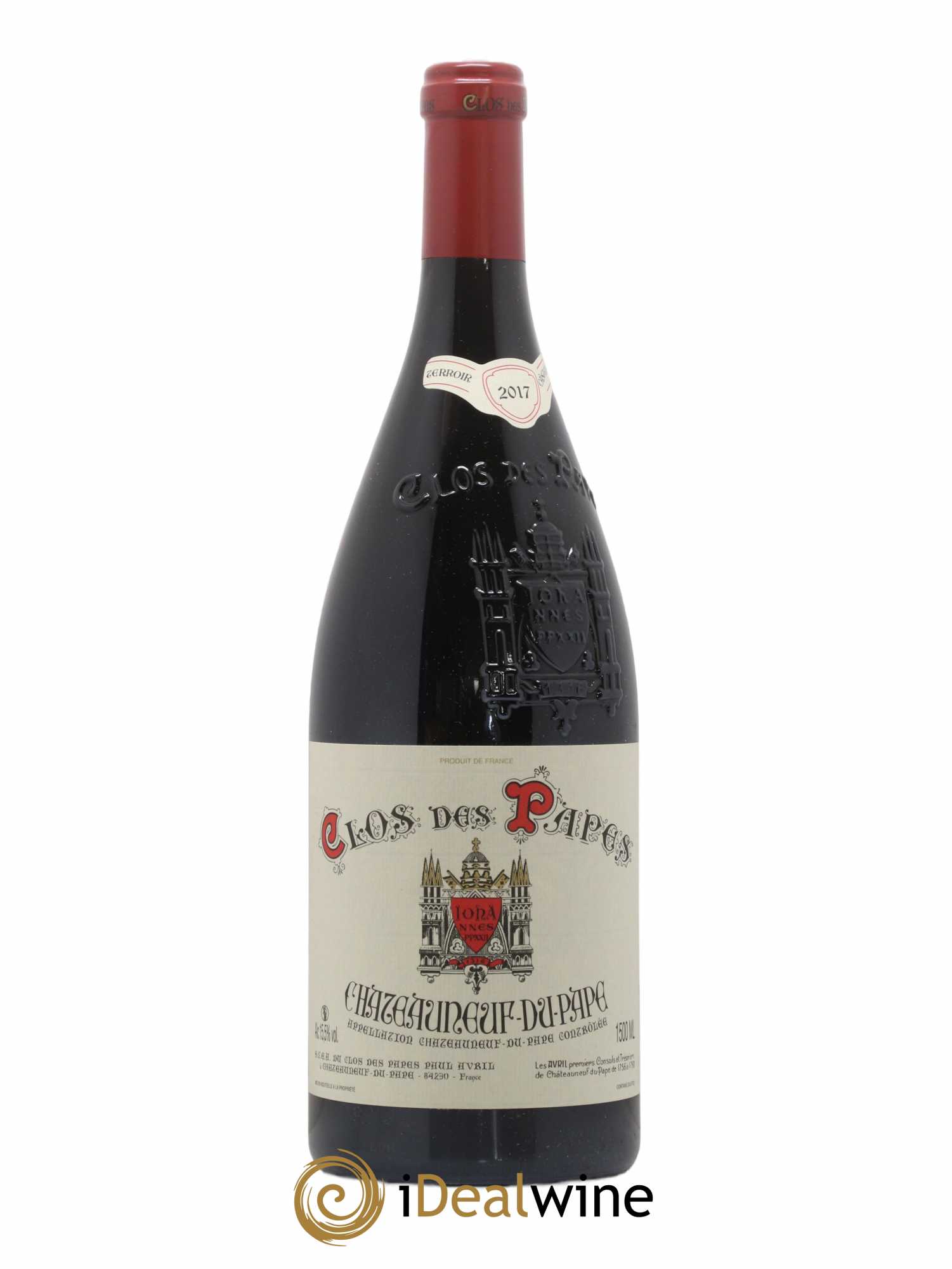 Châteauneuf-du-Pape Clos des Papes - Paul Avril 2017 - Lot de 1 magnum - 0