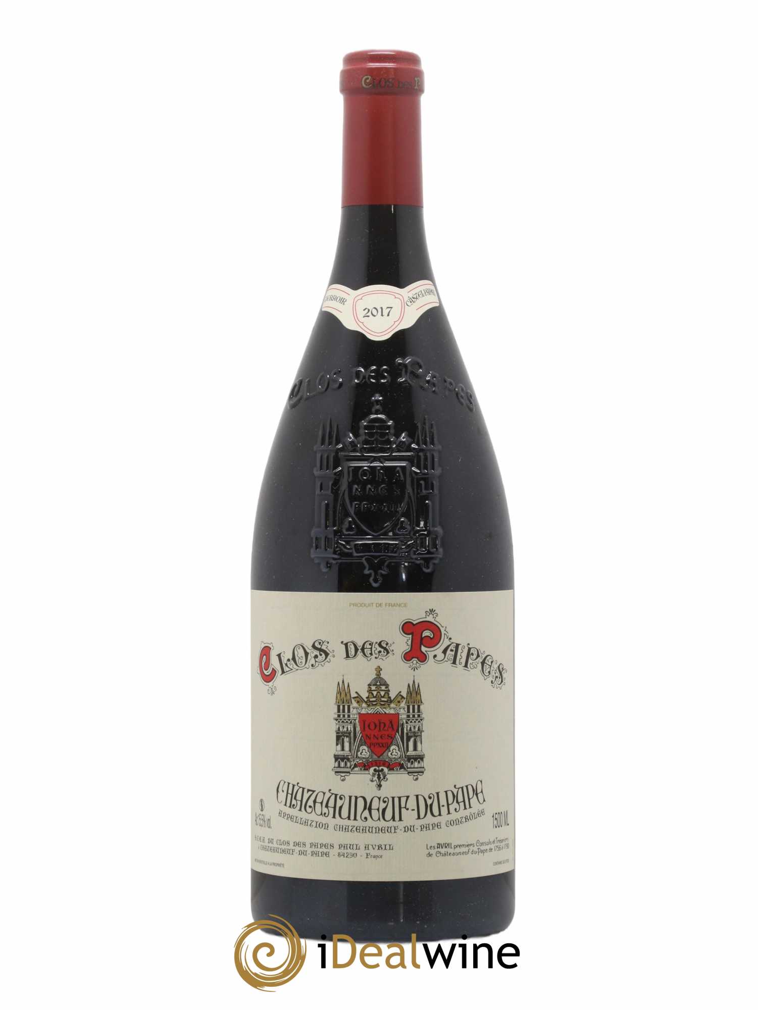 Châteauneuf-du-Pape Clos des Papes - Paul Avril 2017 - Lot de 1 magnum - 0