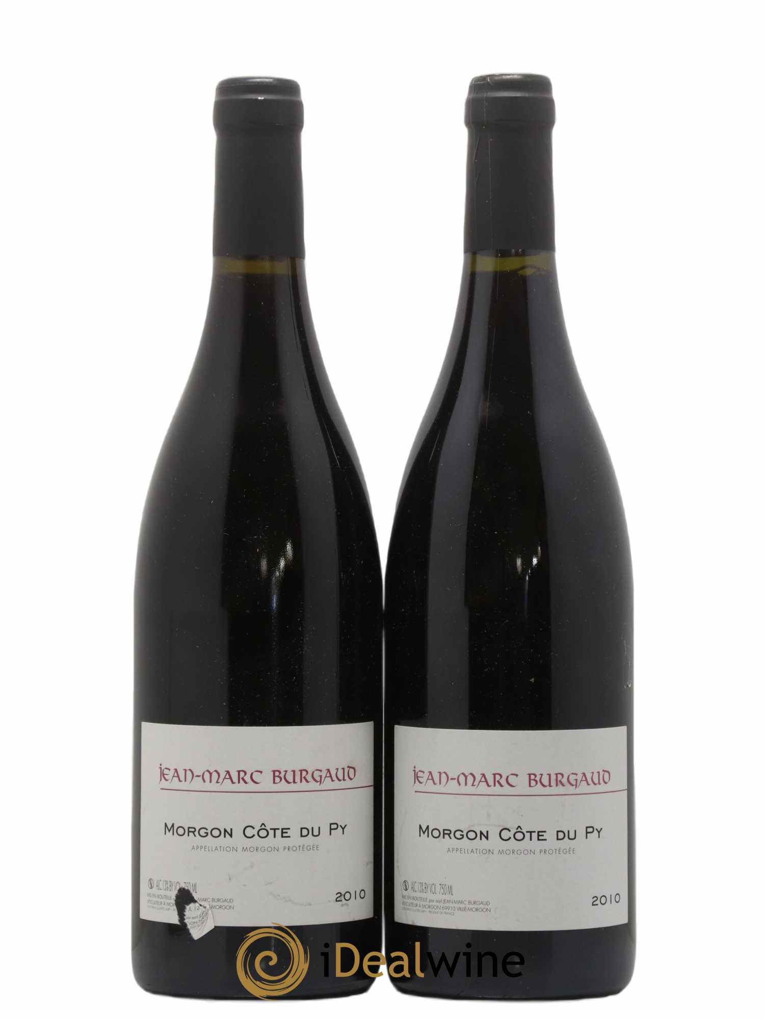 Morgon Côte du Py Jean-Marc Burgaud (Domaine) 2010 - Lot de 2 bouteilles - 0