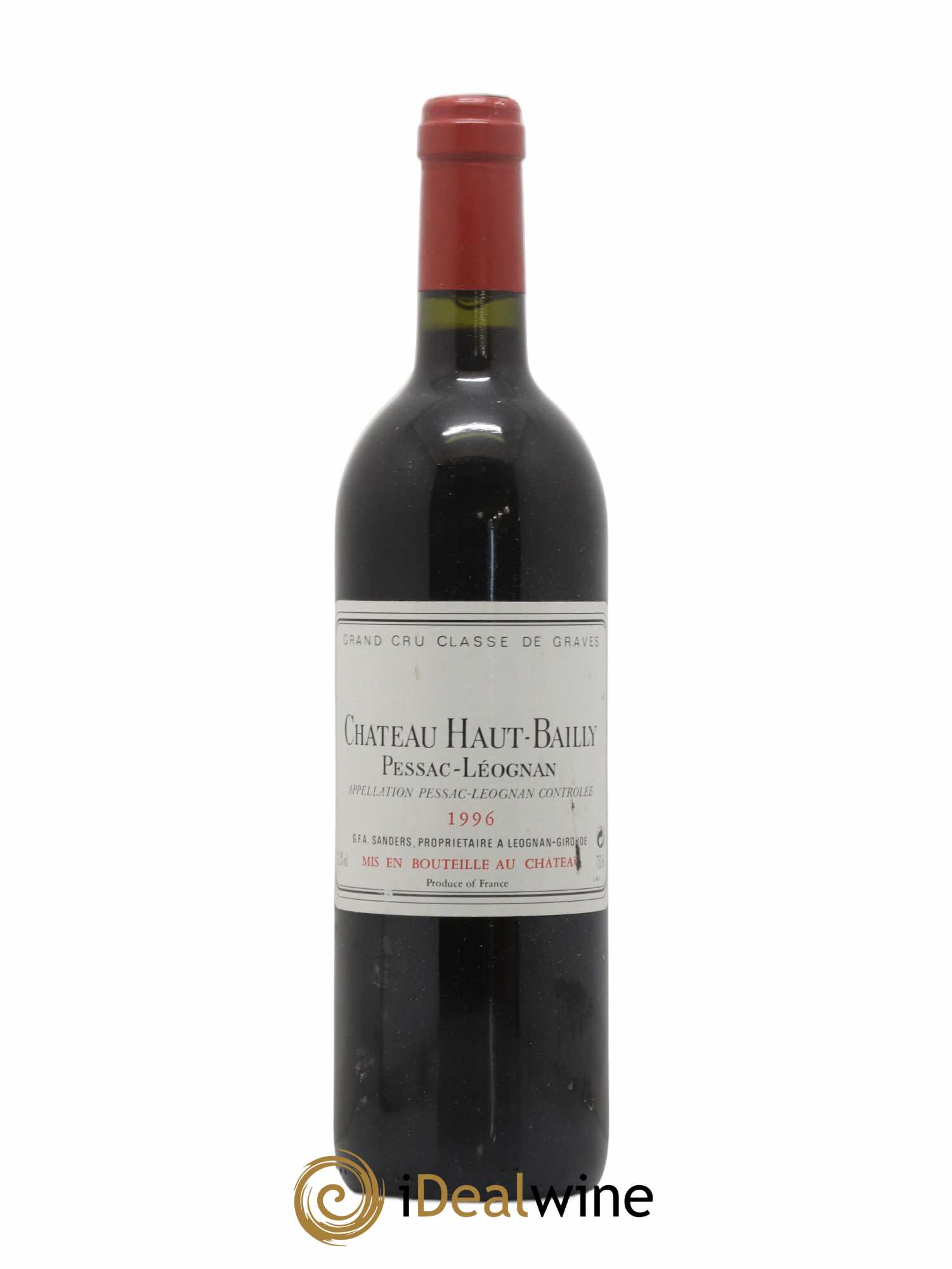 Château Haut-Bailly Cru Classé de Graves 1996 - Lot de 1 bouteille - 0