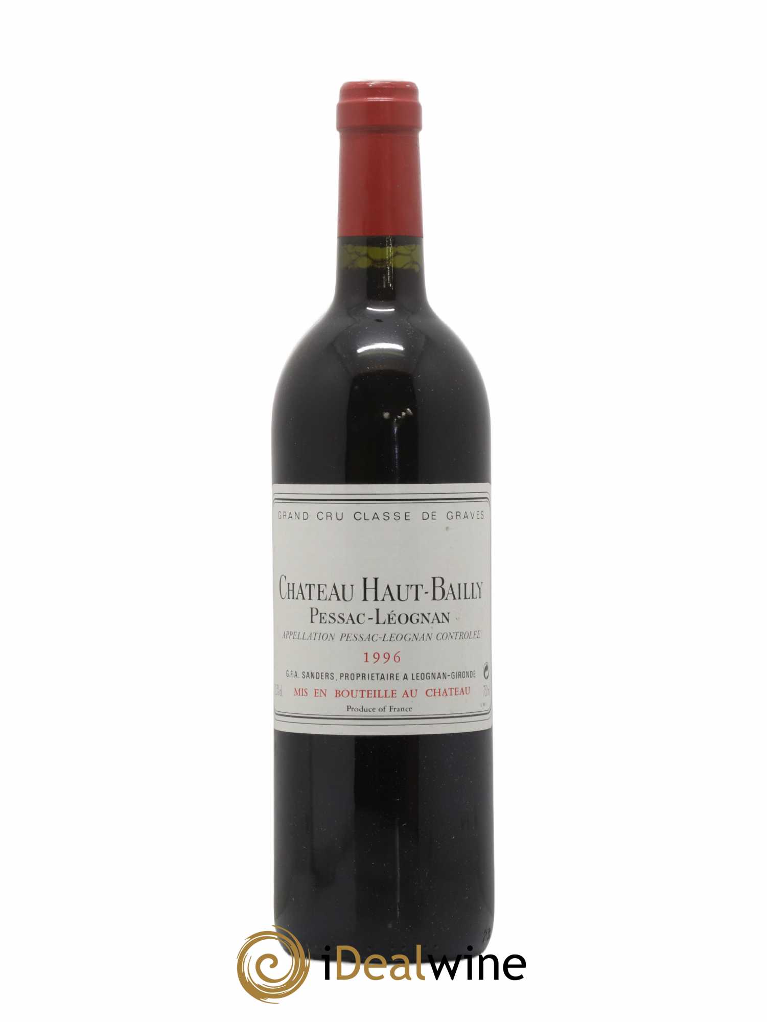 Château Haut-Bailly Cru Classé de Graves 1996 - Lot de 1 bouteille - 0