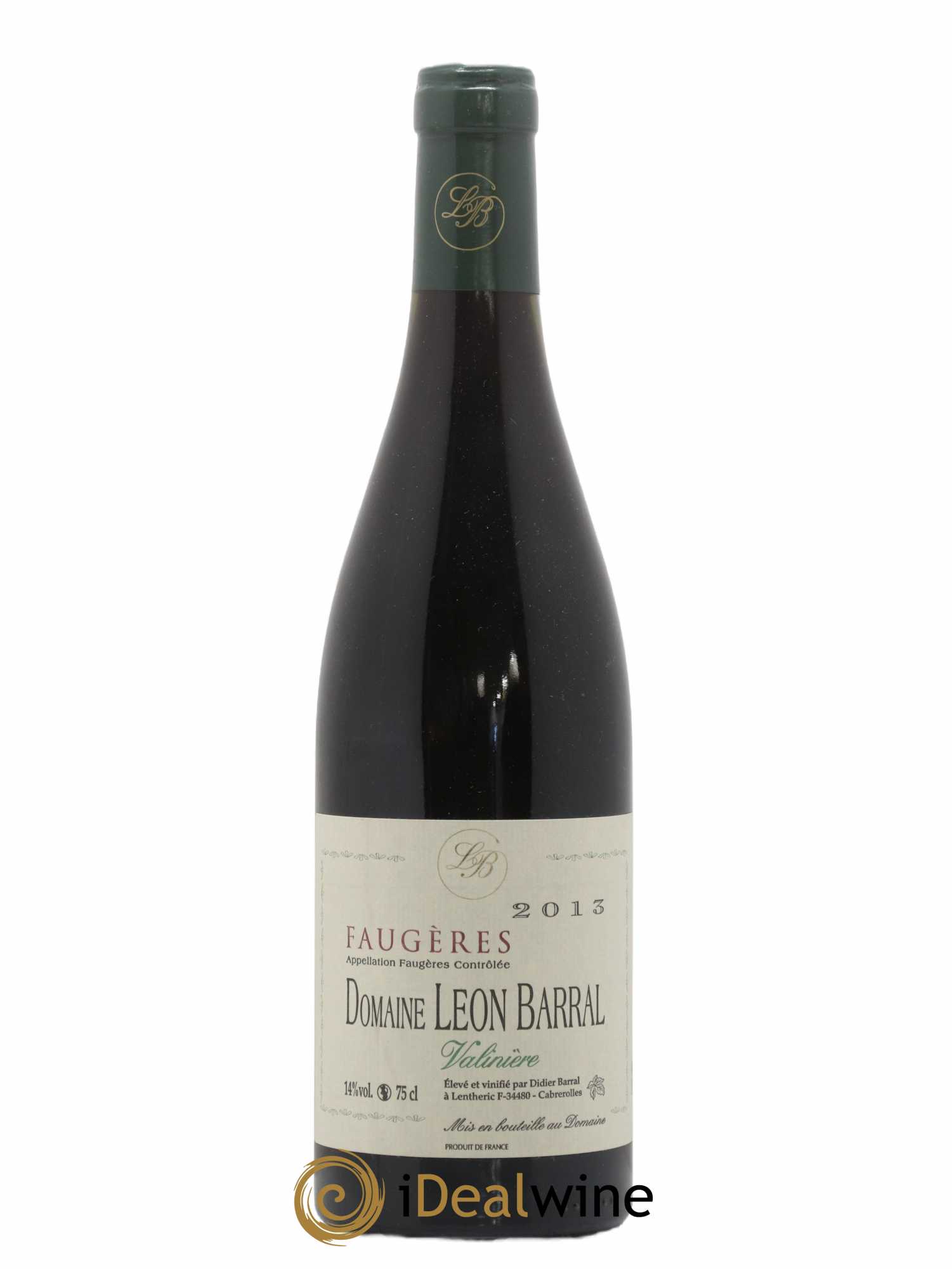 Faugères Valinière Domaine Léon Barral 2013 - Lot de 1 bouteille - 0