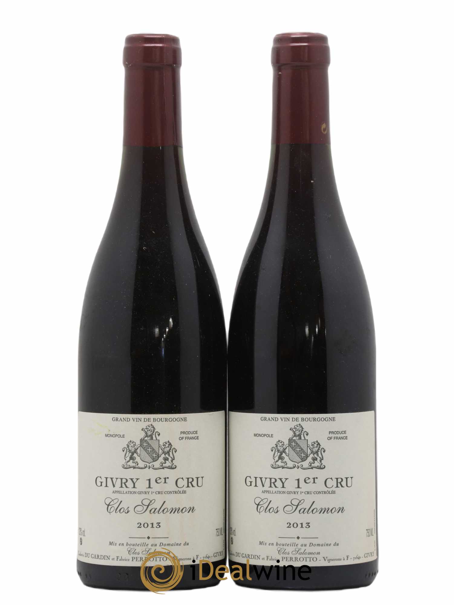 Givry 1er Cru Clos Salomon Clos Salomon 2013 - Lot de 2 bouteilles - 0
