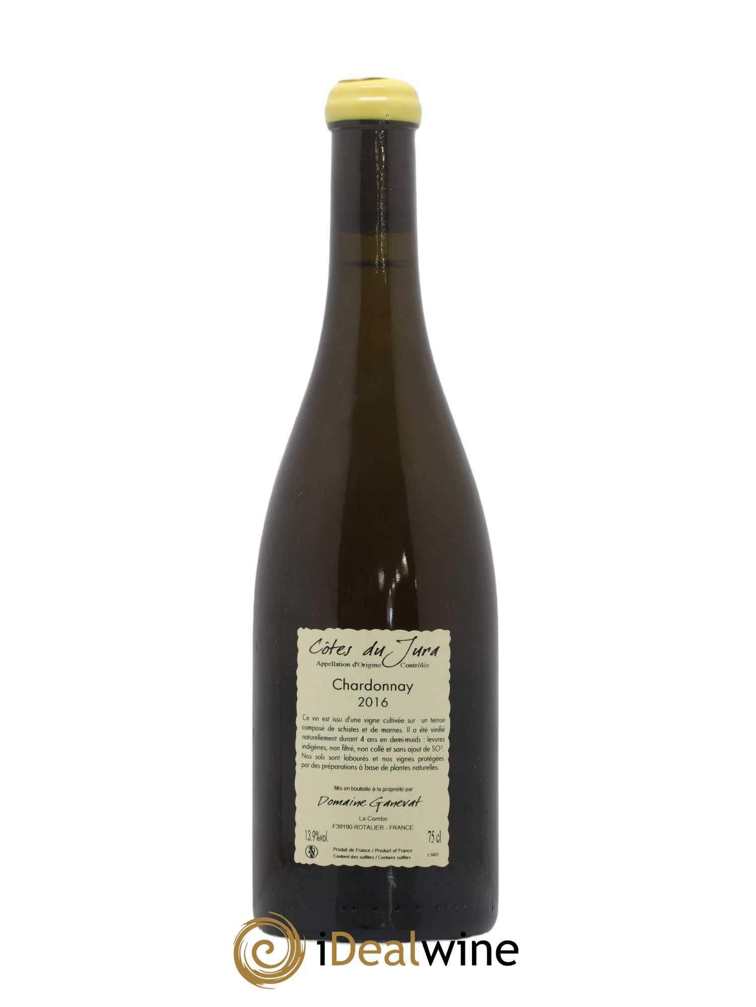 Côtes du Jura Grusse en Billat Jean-François Ganevat (Domaine) 2016 - Lot de 1 bouteille - 1