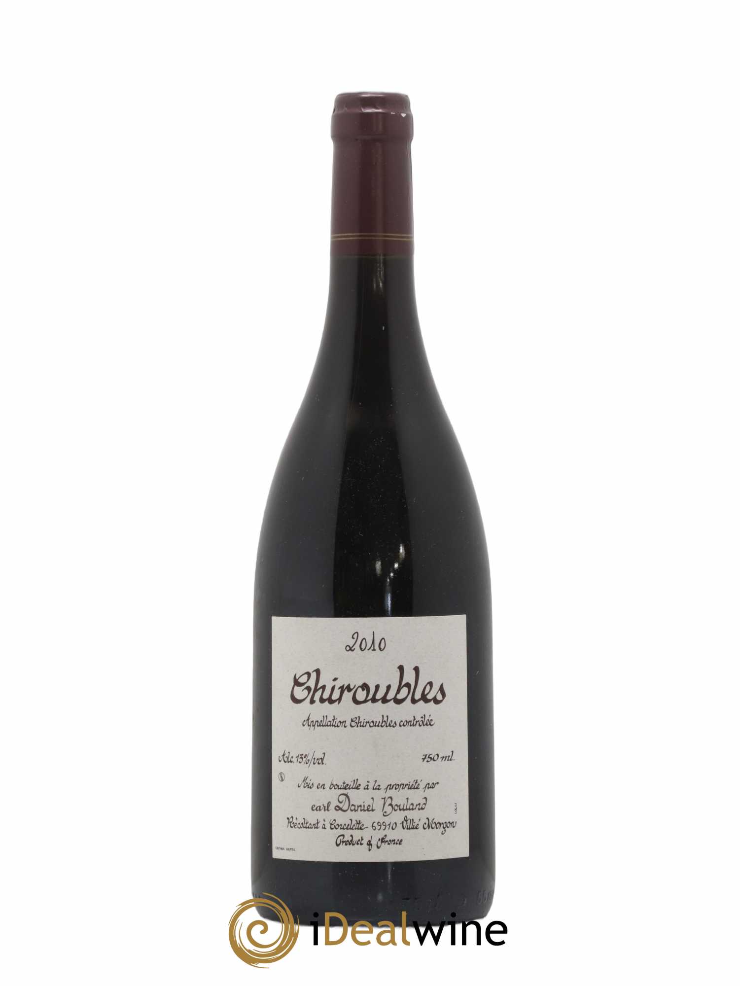 Chiroubles Daniel Bouland (Domaine) 2010 - Lot de 1 bouteille - 0