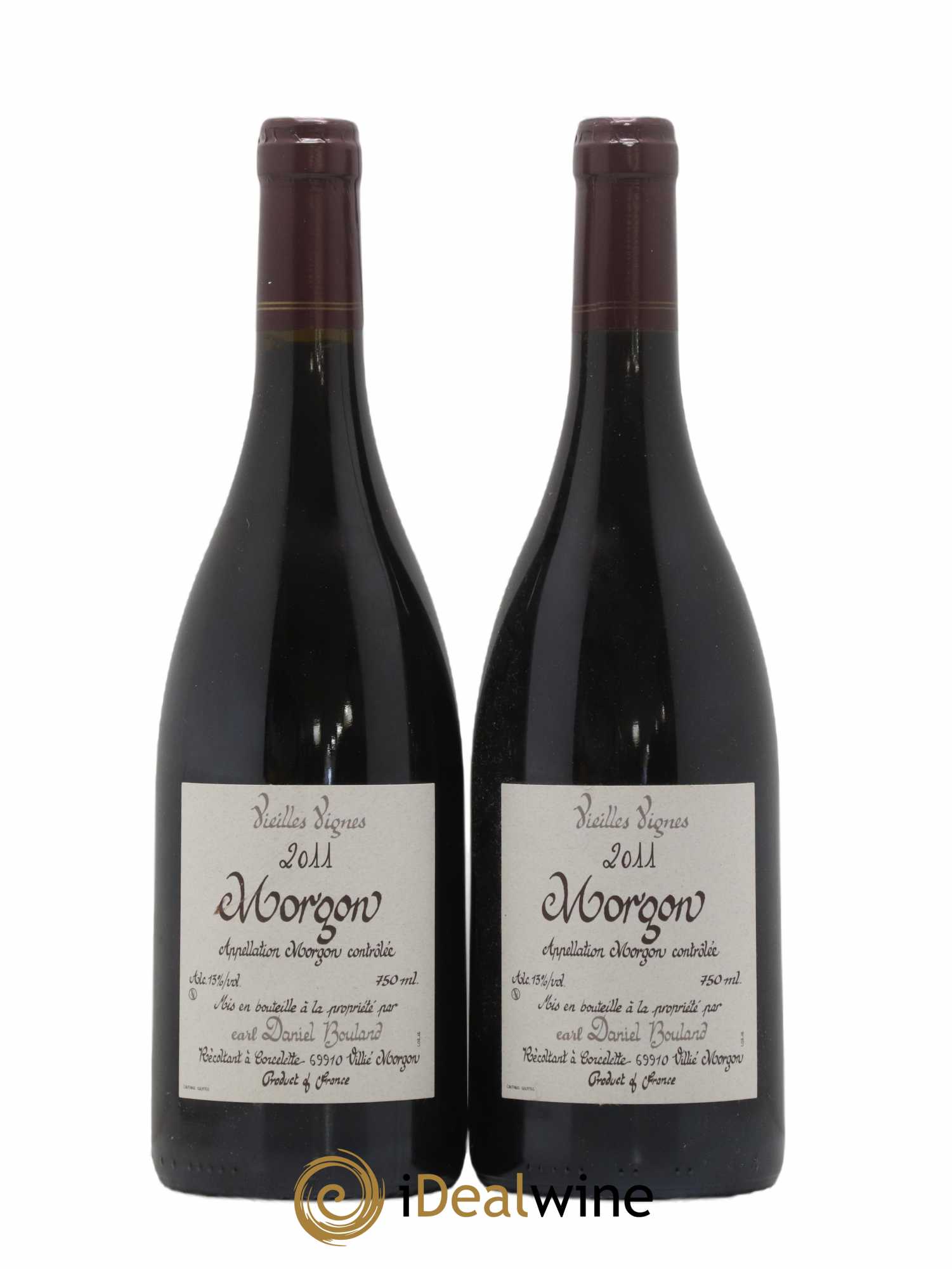 Morgon Vieilles Vignes Daniel Bouland (Domaine) 2011 - Lot de 2 bouteilles - 0