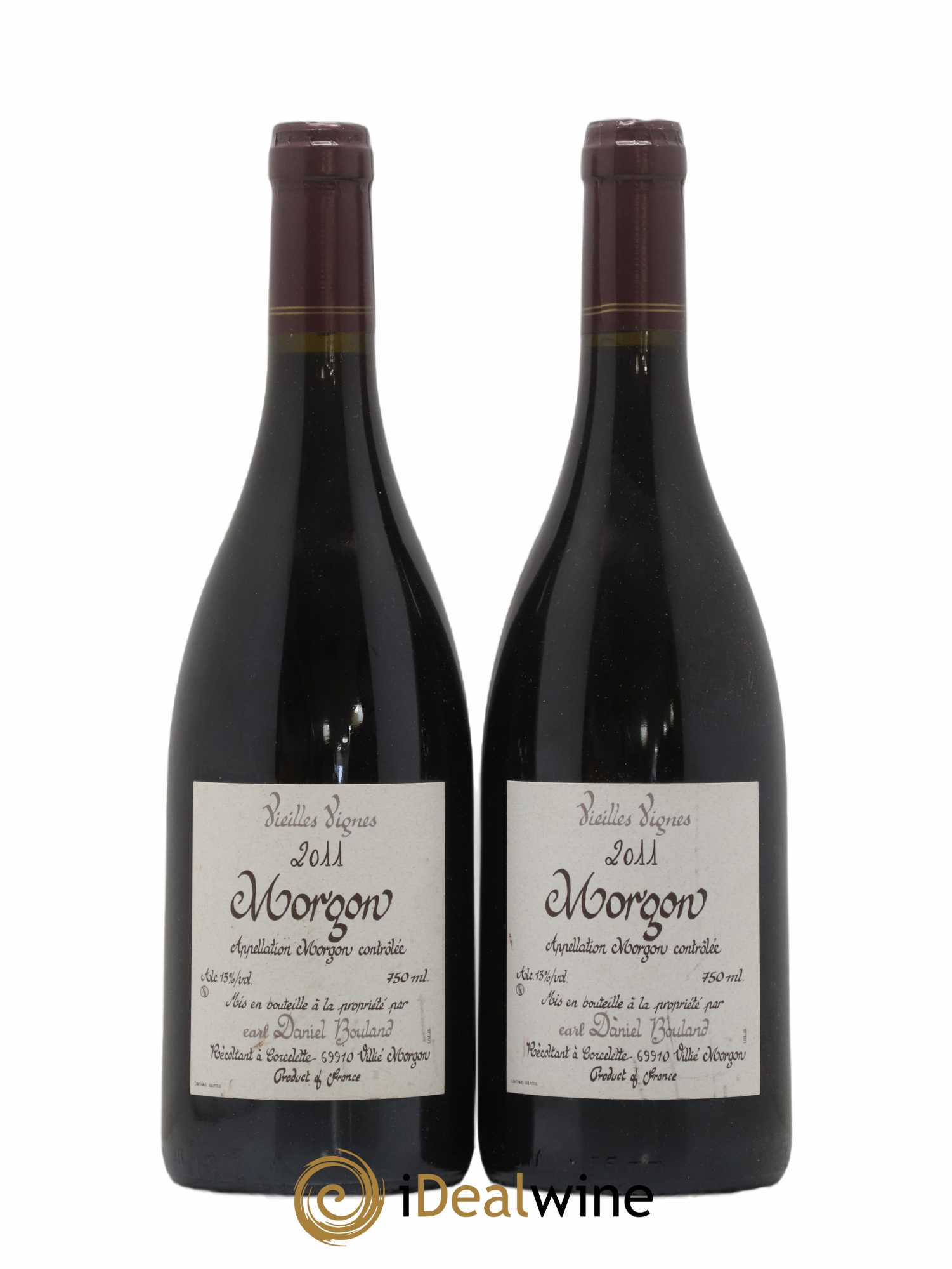 Morgon Vieilles Vignes Daniel Bouland (Domaine) 2011 - Lot de 2 bouteilles - 0