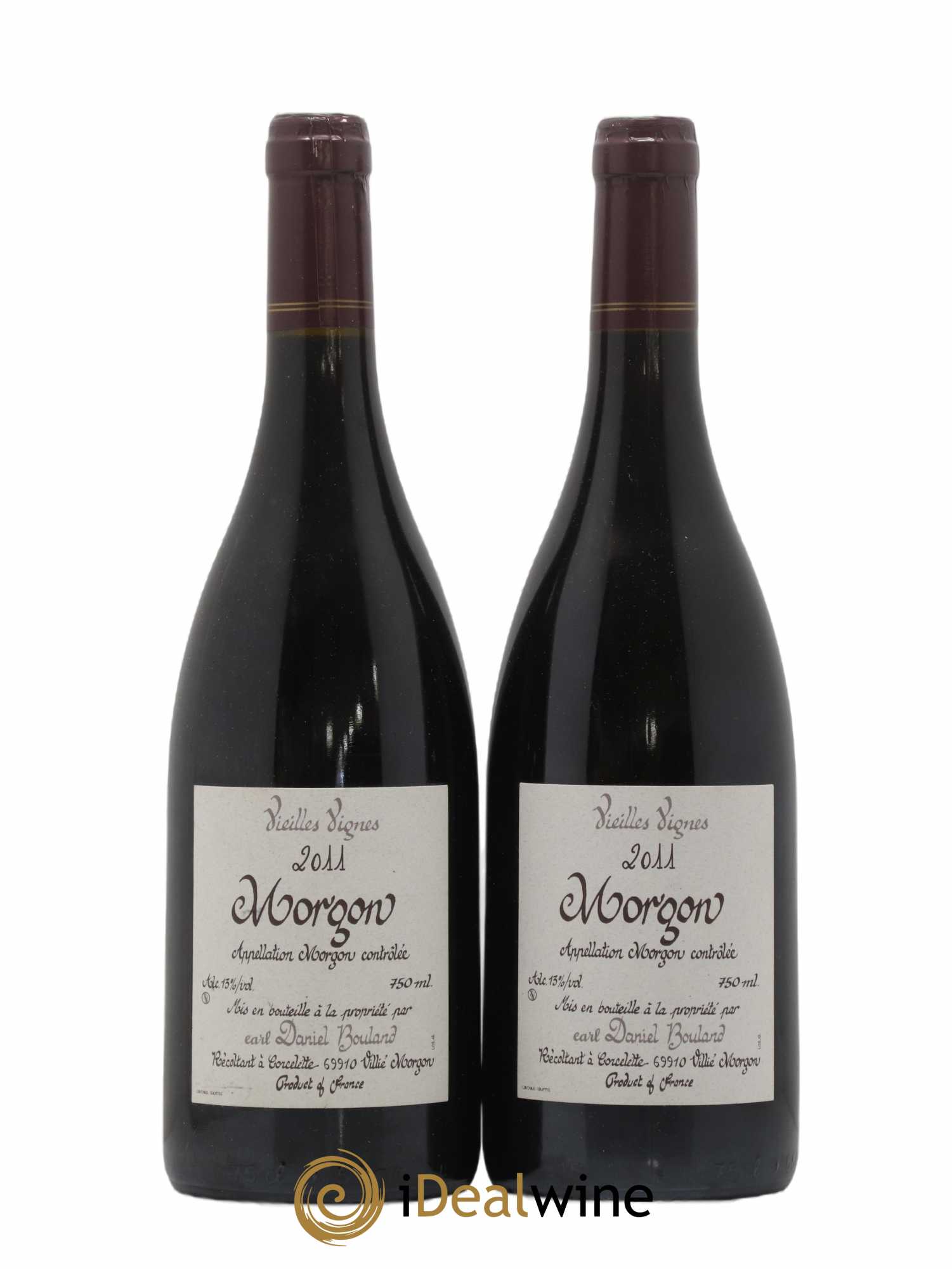 Morgon Vieilles Vignes Daniel Bouland (Domaine) 2011 - Lot de 2 bouteilles - 0