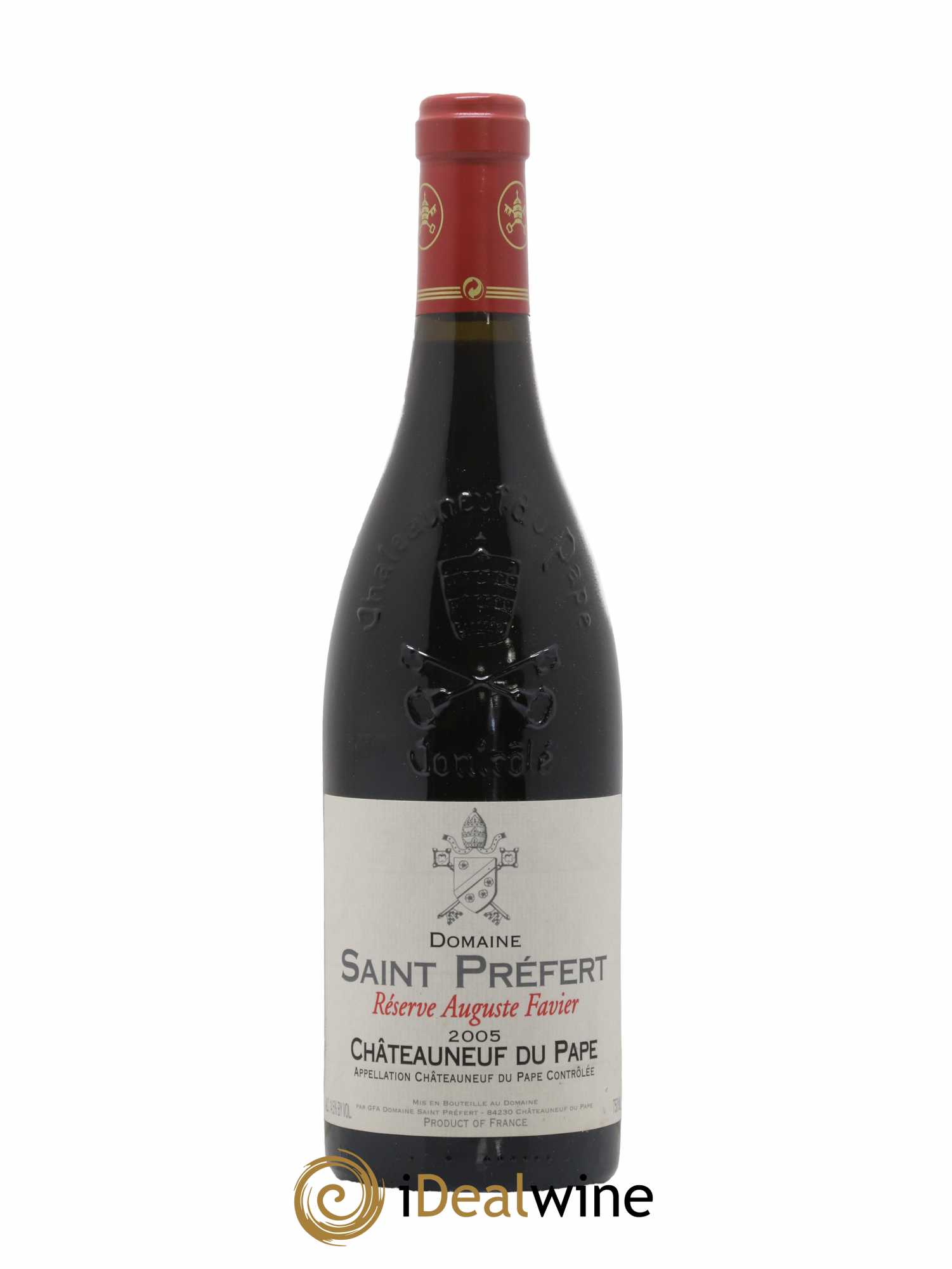 Châteauneuf-du-Pape Réserve Auguste Favier Domaine Saint-Préfert 2005 - Lot de 1 bouteille - 0