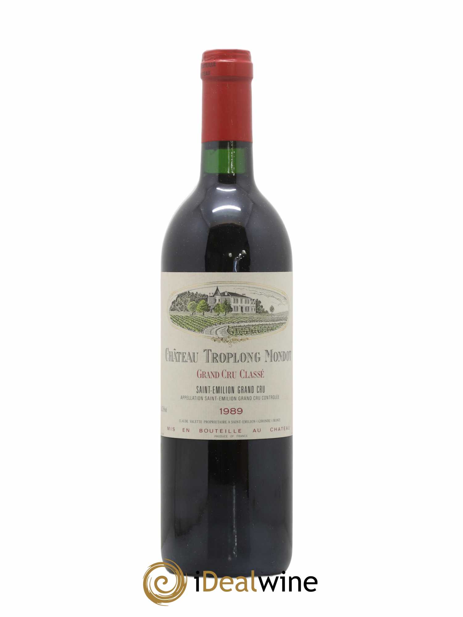 Château Troplong Mondot 1er Grand Cru Classé B 1989 - Lot de 1 bouteille - 0