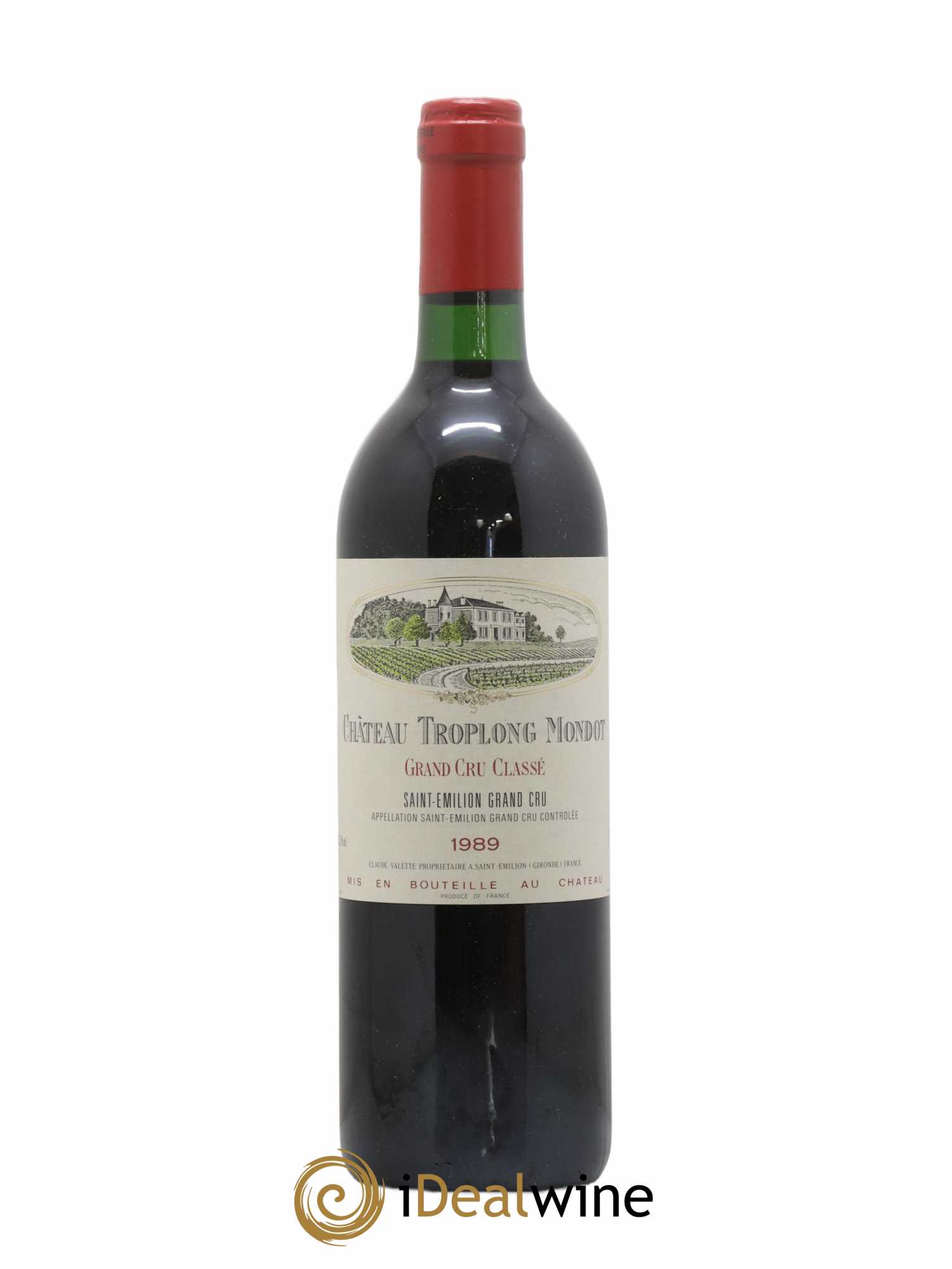Château Troplong Mondot 1er Grand Cru Classé B 1989 - Lot de 1 bouteille - 0