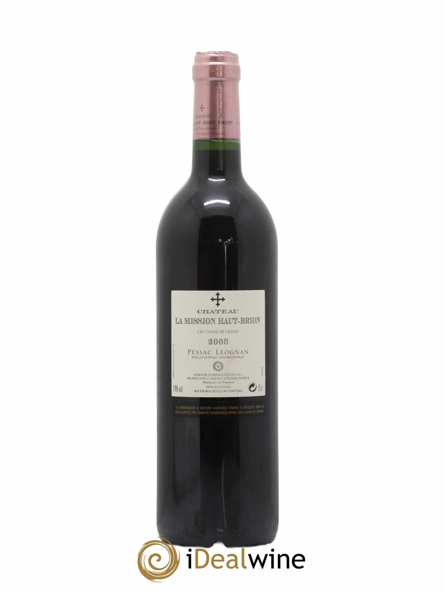 Château la Mission Haut-Brion Cru Classé de Graves 2008 - Lot de 1 bouteille - 1