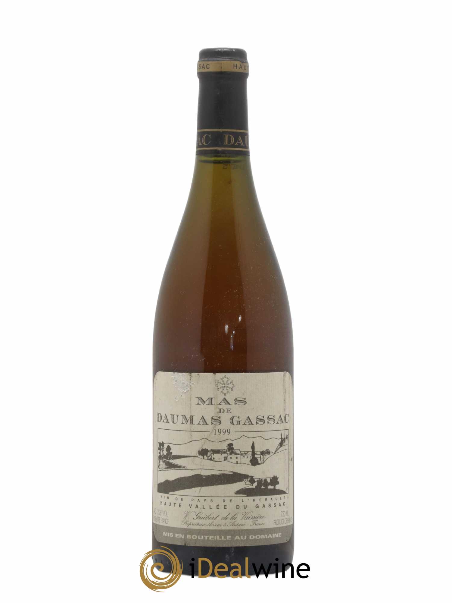 Saint-Guilhem-le-Désert - Cité d'Aniane Mas Daumas Gassac Famille Guibert de La Vaissière 1999 - Lot de 1 bouteille - 0