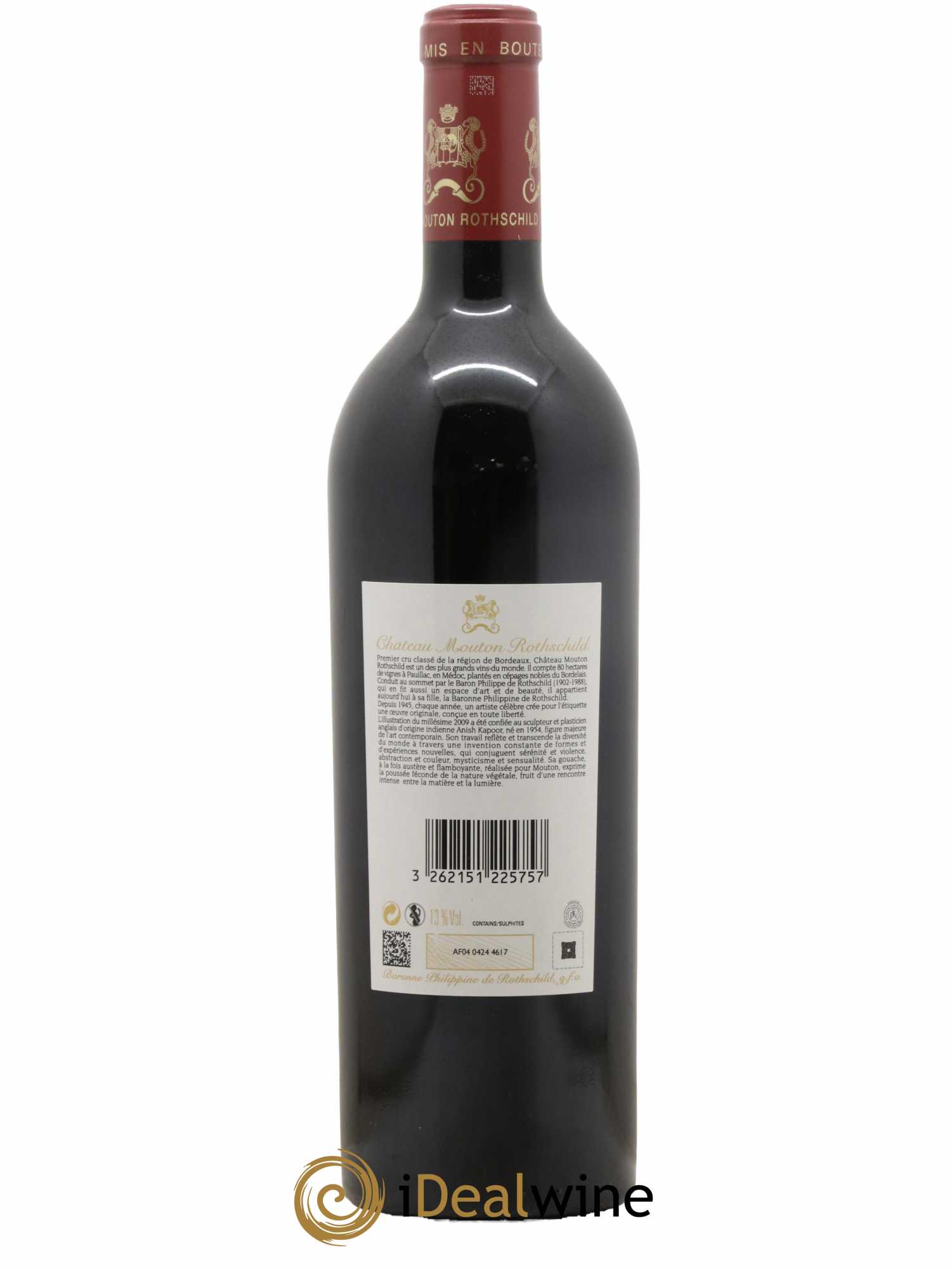 Château Mouton Rothschild 1er Grand Cru Classé 2009 - Lot de 1 bouteille - 2