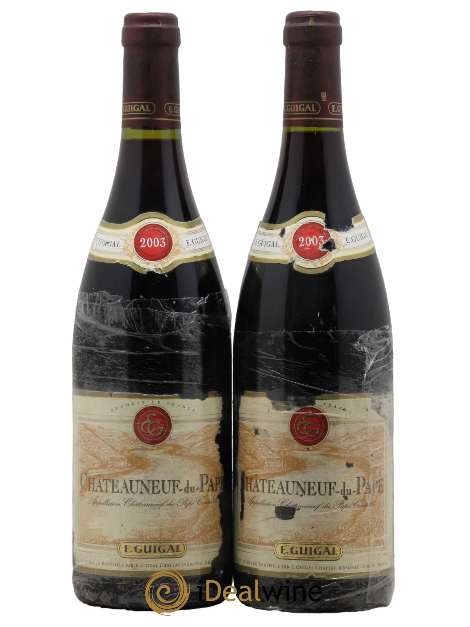 Châteauneuf-du-Pape Guigal 2003 - Posten von 2 Flaschen - 0