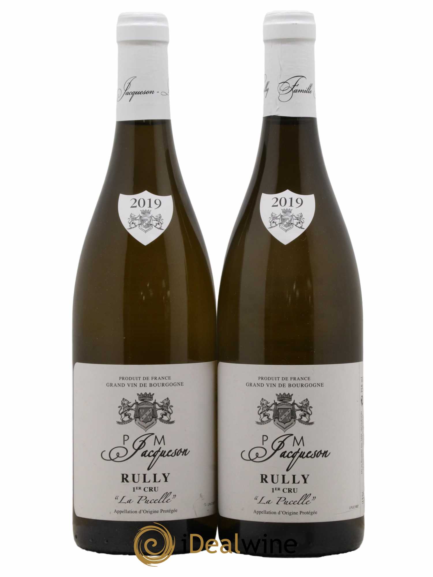 Rully 1er Cru La Pucelle Paul & Marie Jacqueson 2019 - Lot de 2 bouteilles - 0
