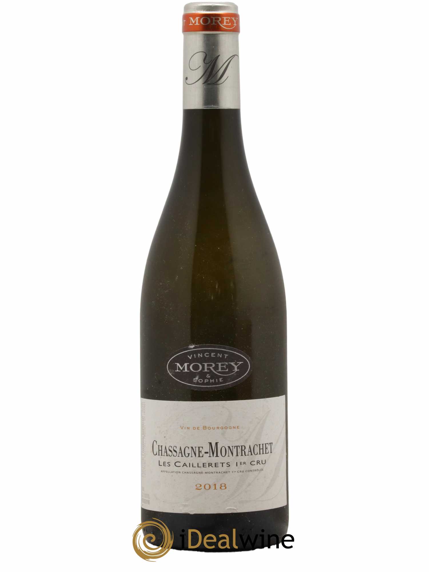 Chassagne-Montrachet 1er Cru Les Caillerets Domaine Vincent & Sophie Morey 2018 - Lot de 1 bouteille - 0