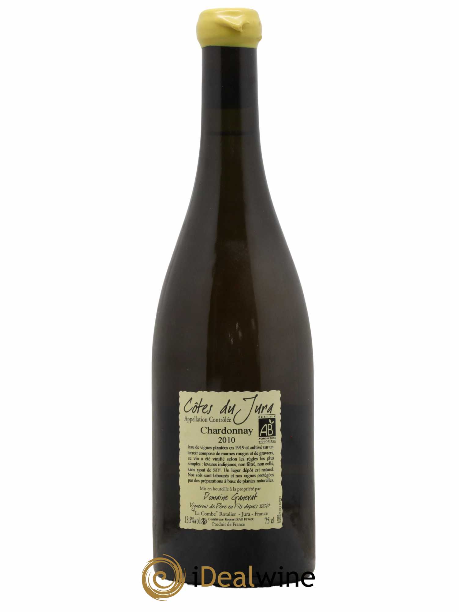 Côtes du Jura Les Grands Teppes Vieilles Vignes Jean-François Ganevat (Domaine) 2010 - Lot de 1 bouteille - 1